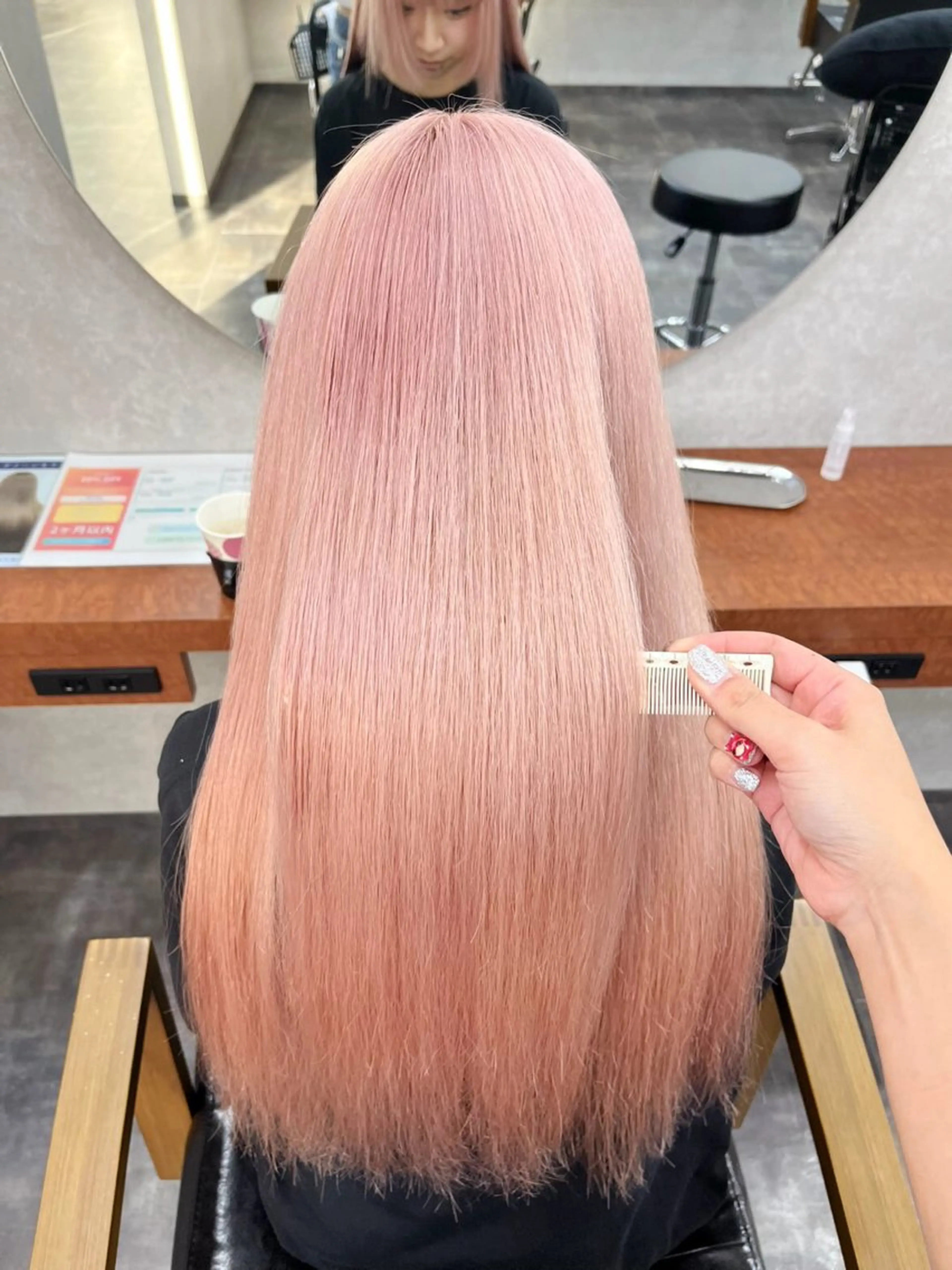 似合わせカット✂️+ケアブリーチダブルカラー🎨+2stepトリートメント🌟の写真