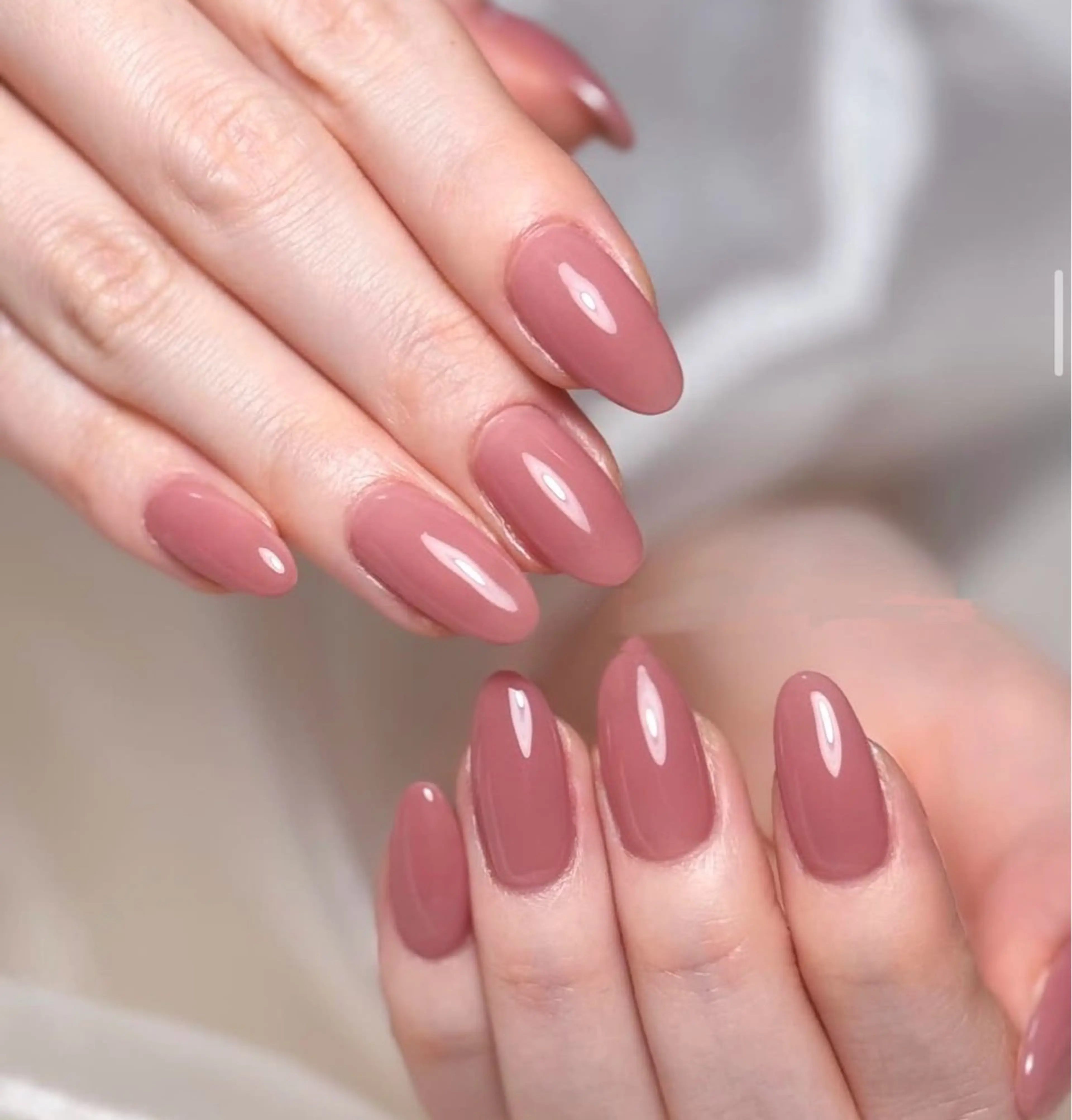 【パラジェル使用】うる艶美フォルムワンカラー/ラメグラ　2色までokの写真