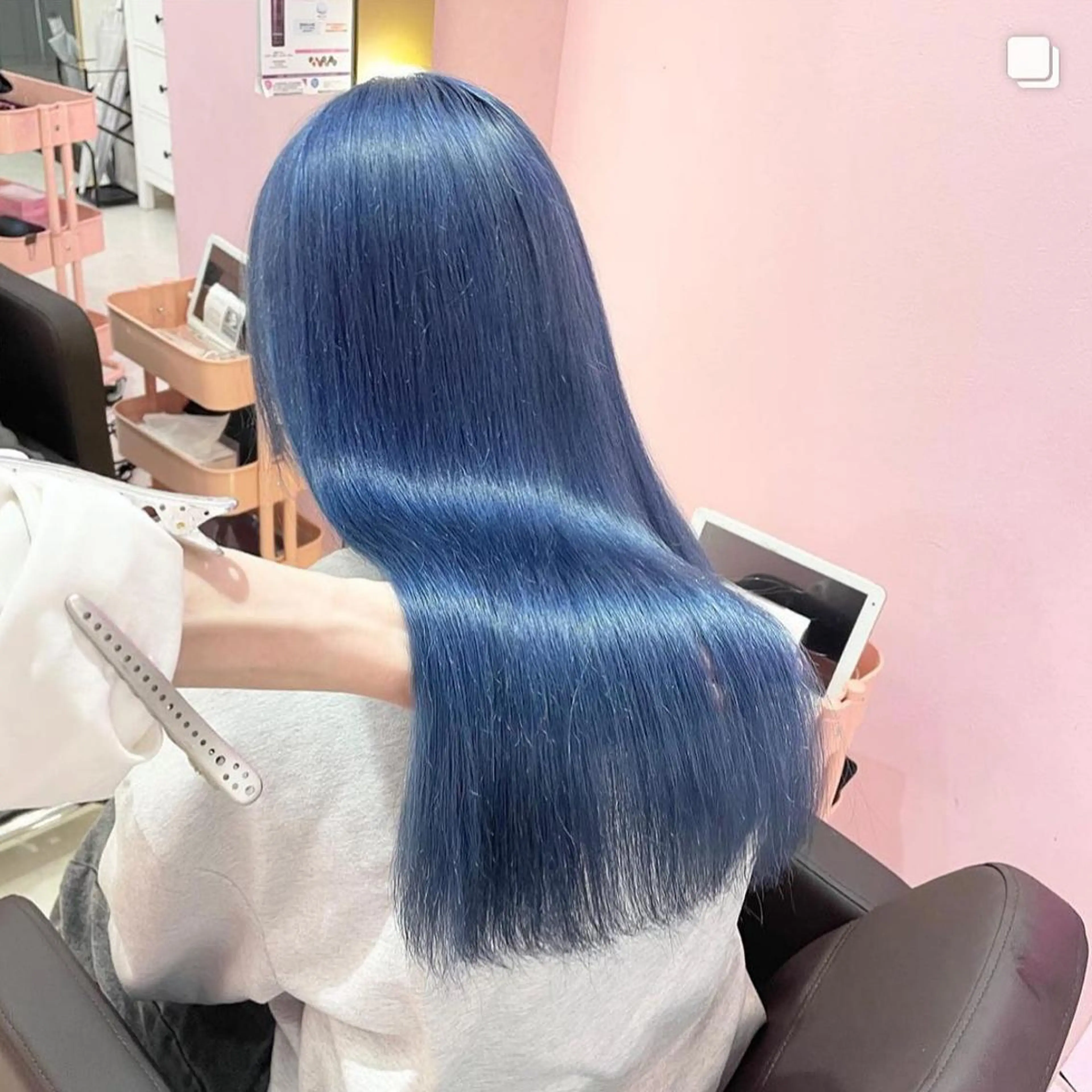 セミロング カラー ヘアアレンジ セミロングパーマ ベージュカラー ブリーチ 抜きっぱなしブロンド ブロンド ❄️💛エクステ ブリーチ❄️yukiのヘアスタイル
