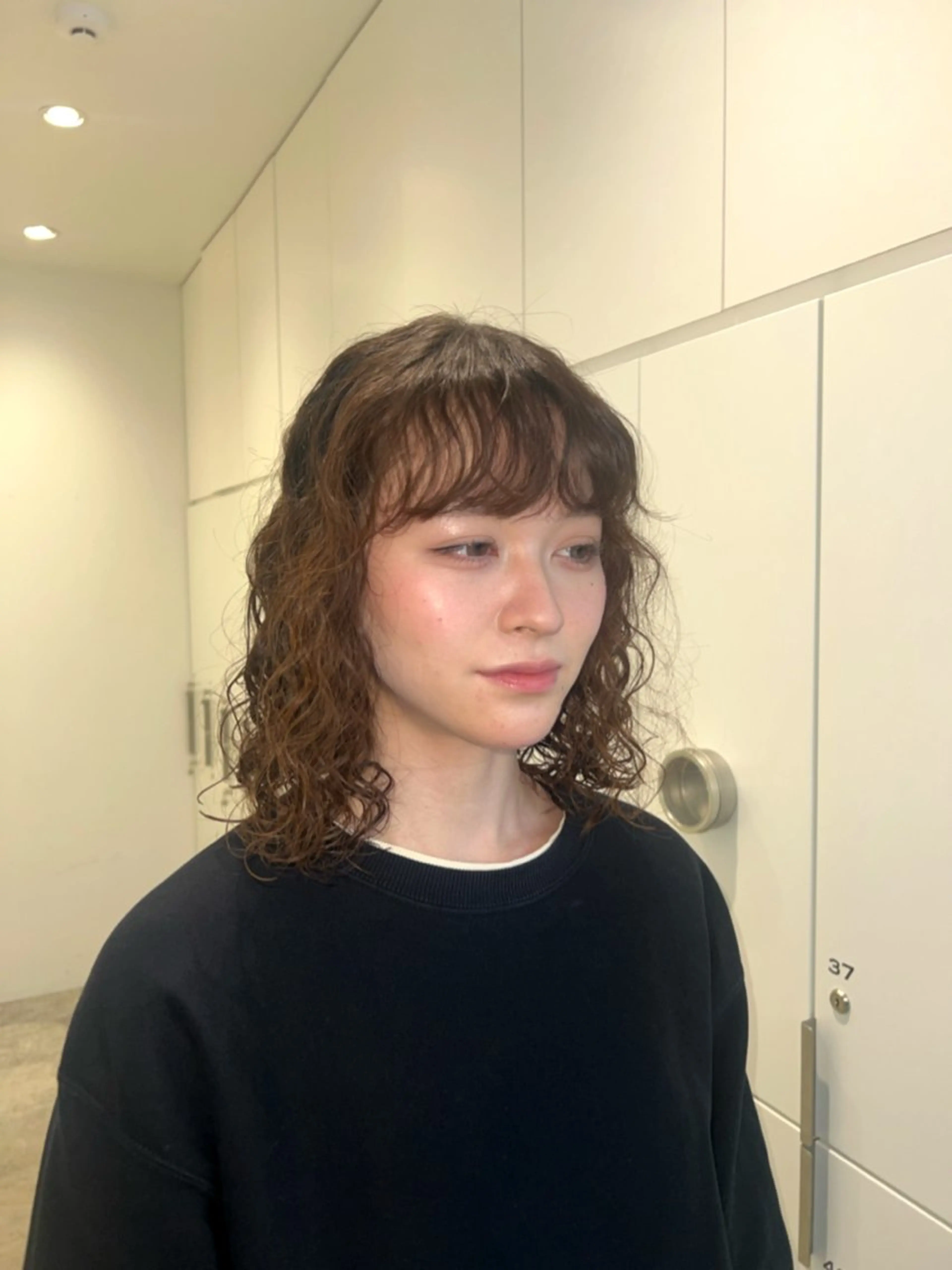 ミディアム パーマ fifth PARK所属・fifth PARK HIN★T★のヘアスタイル