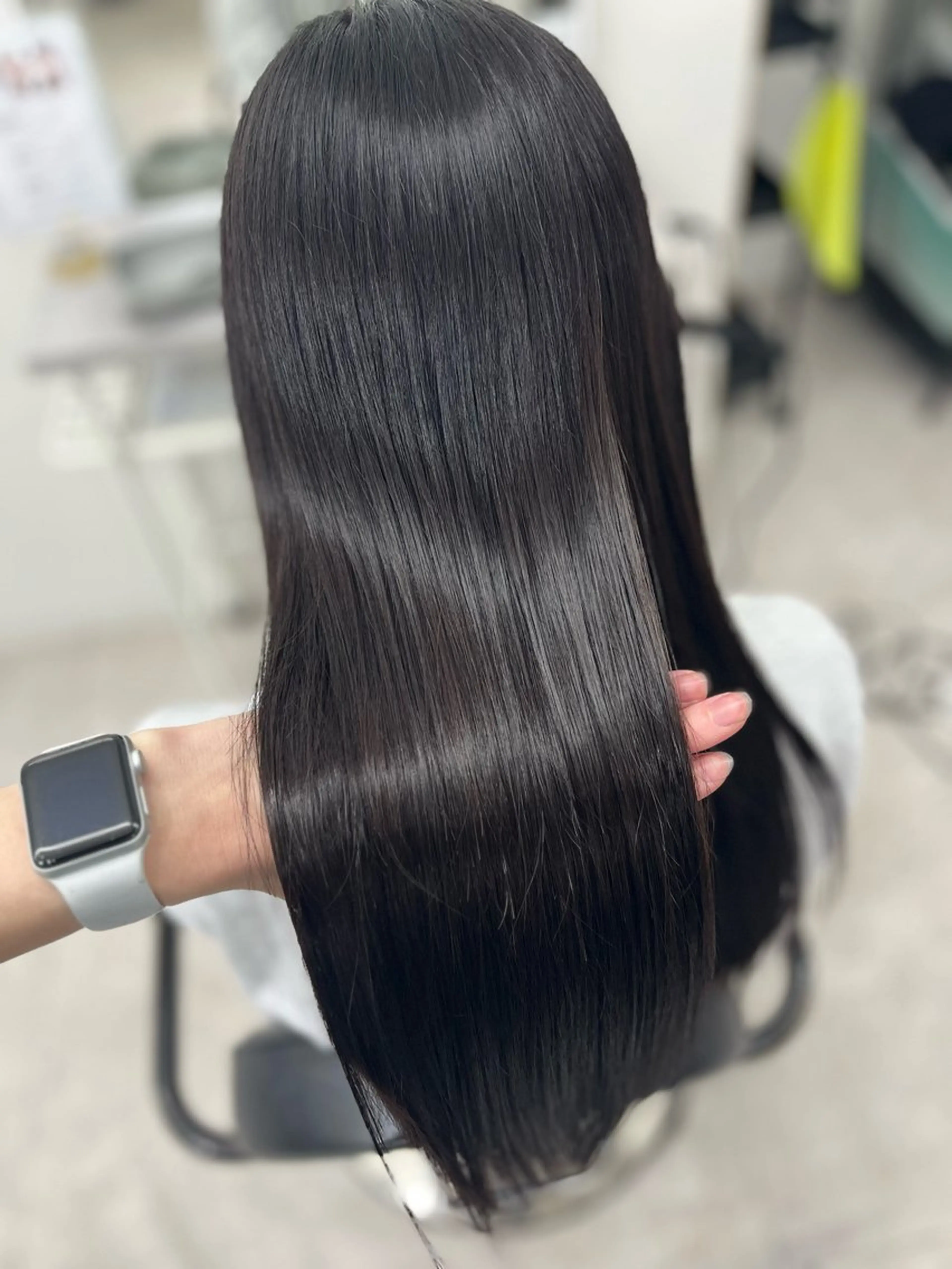 ロング カラー ブラウンカラー バイオレットカラー バイオレットブラウン ヘアカラー トリートメント 🫧ぷる艶カラー🫧 Yuubi🦩のヘアスタイル