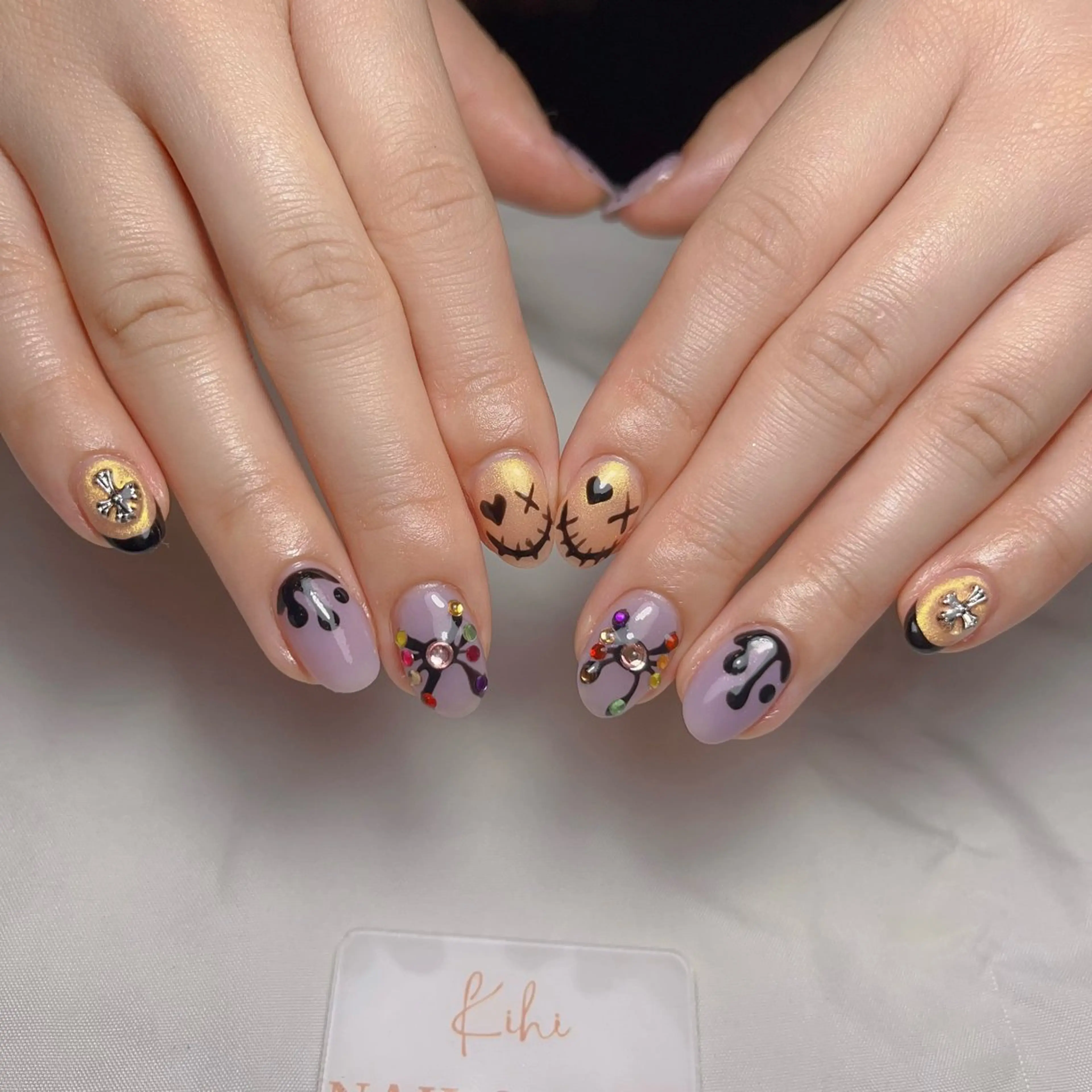 ネイル ハロウィン 福島 みきのネイルデザイン