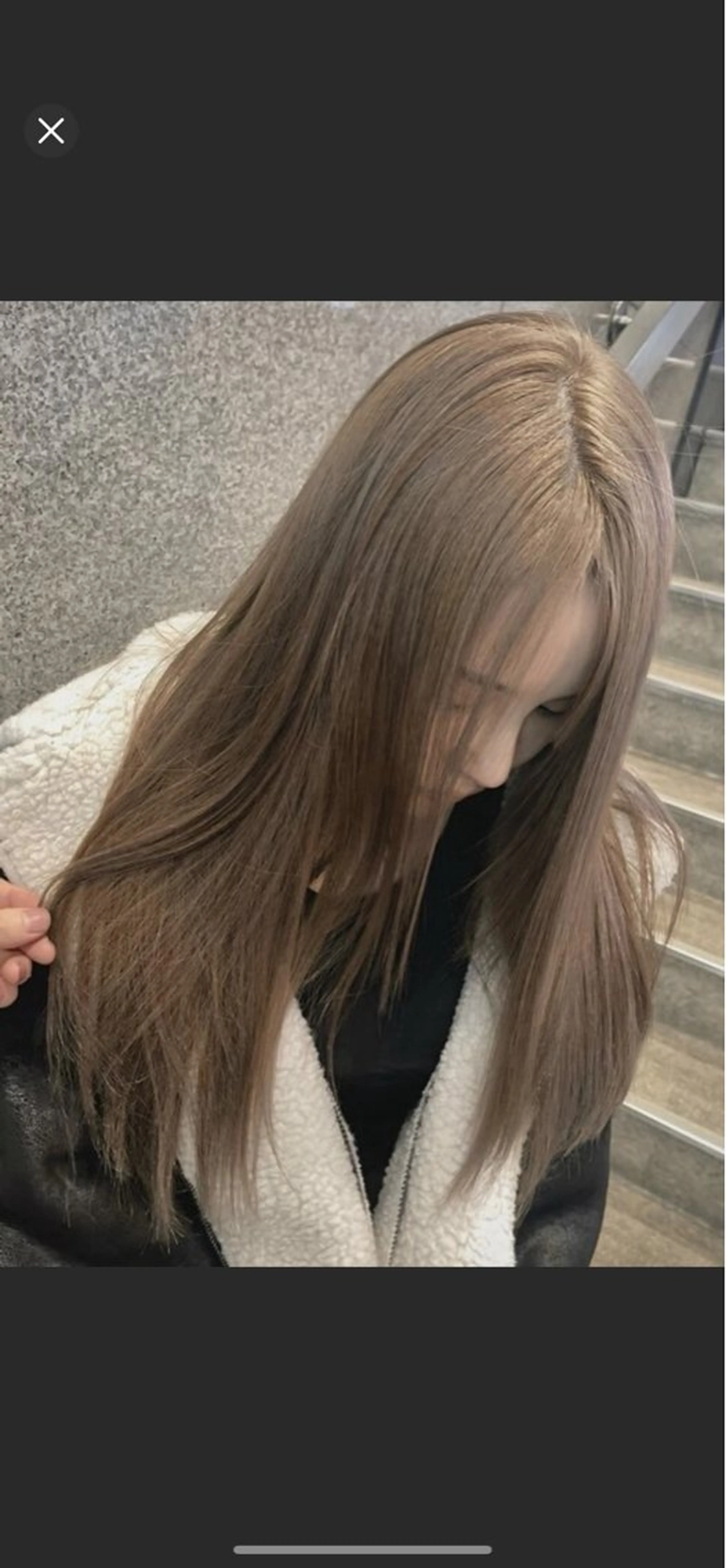 ロング カラー GATE.所属・シマヅ タイジのヘアスタイル