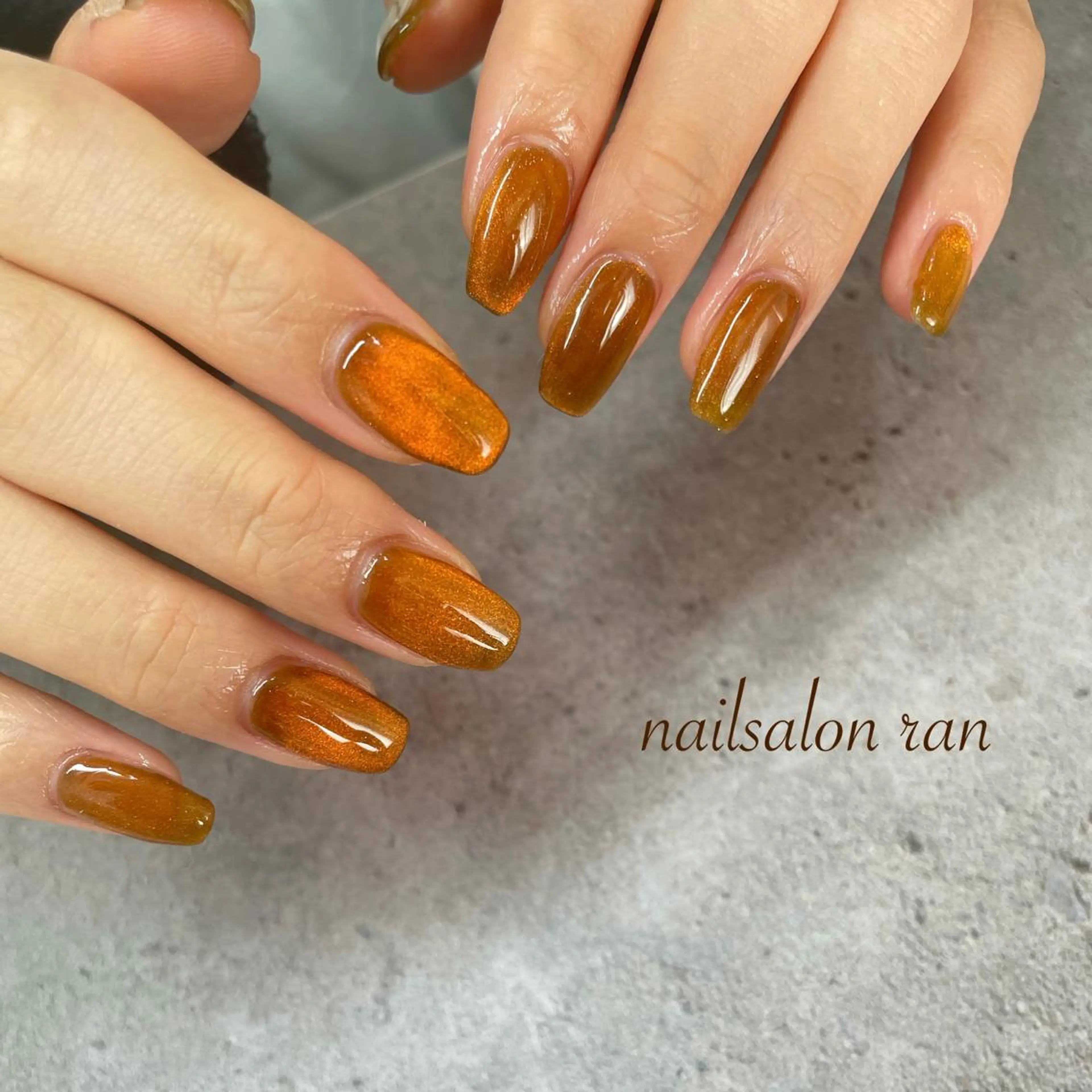 ネイル マグネットネイル ハンドネイル nailsalon ranのネイルデザイン