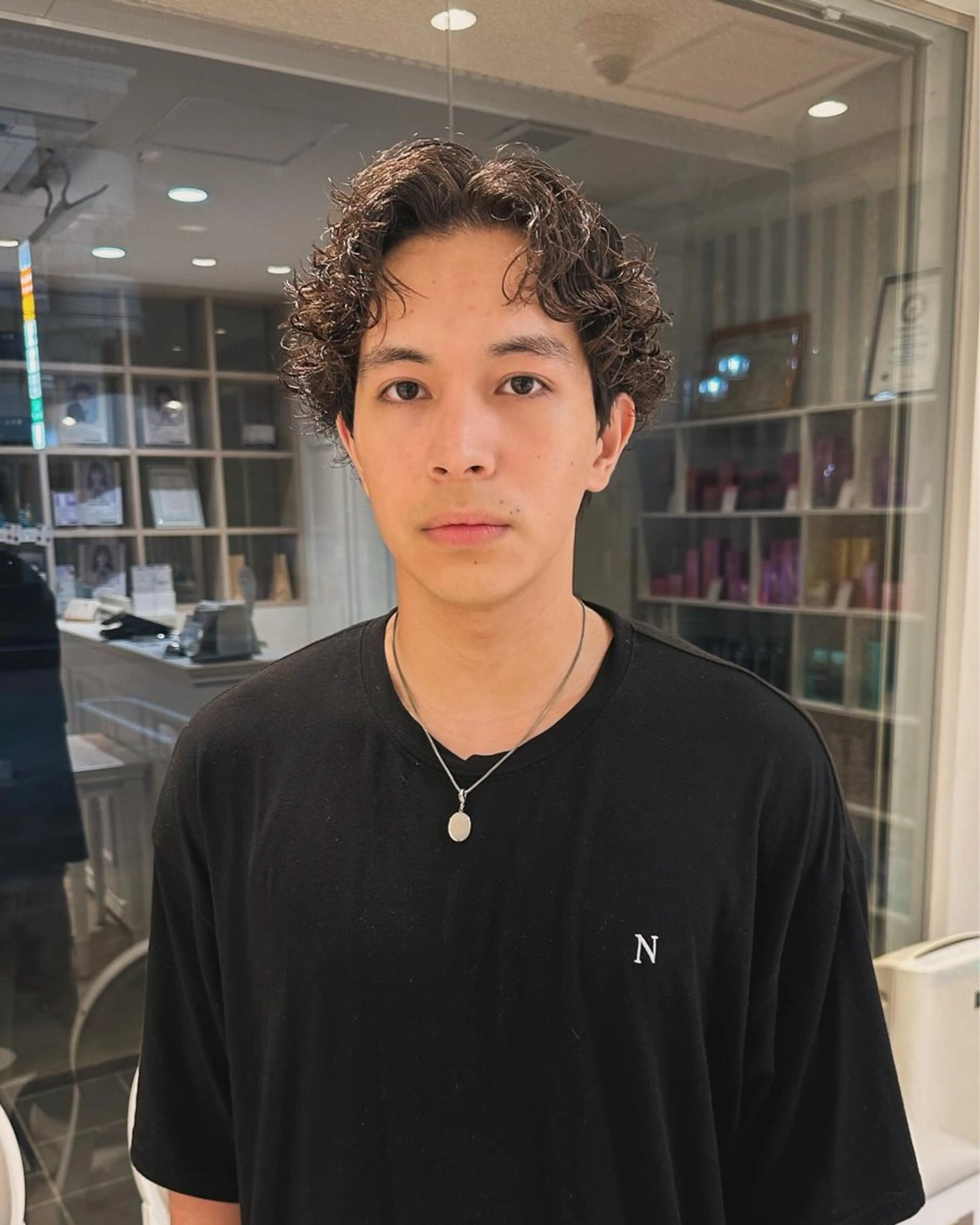 ショート パーマ メンズ メンズパーマ/ スパイキー/神田正紀のヘアスタイル