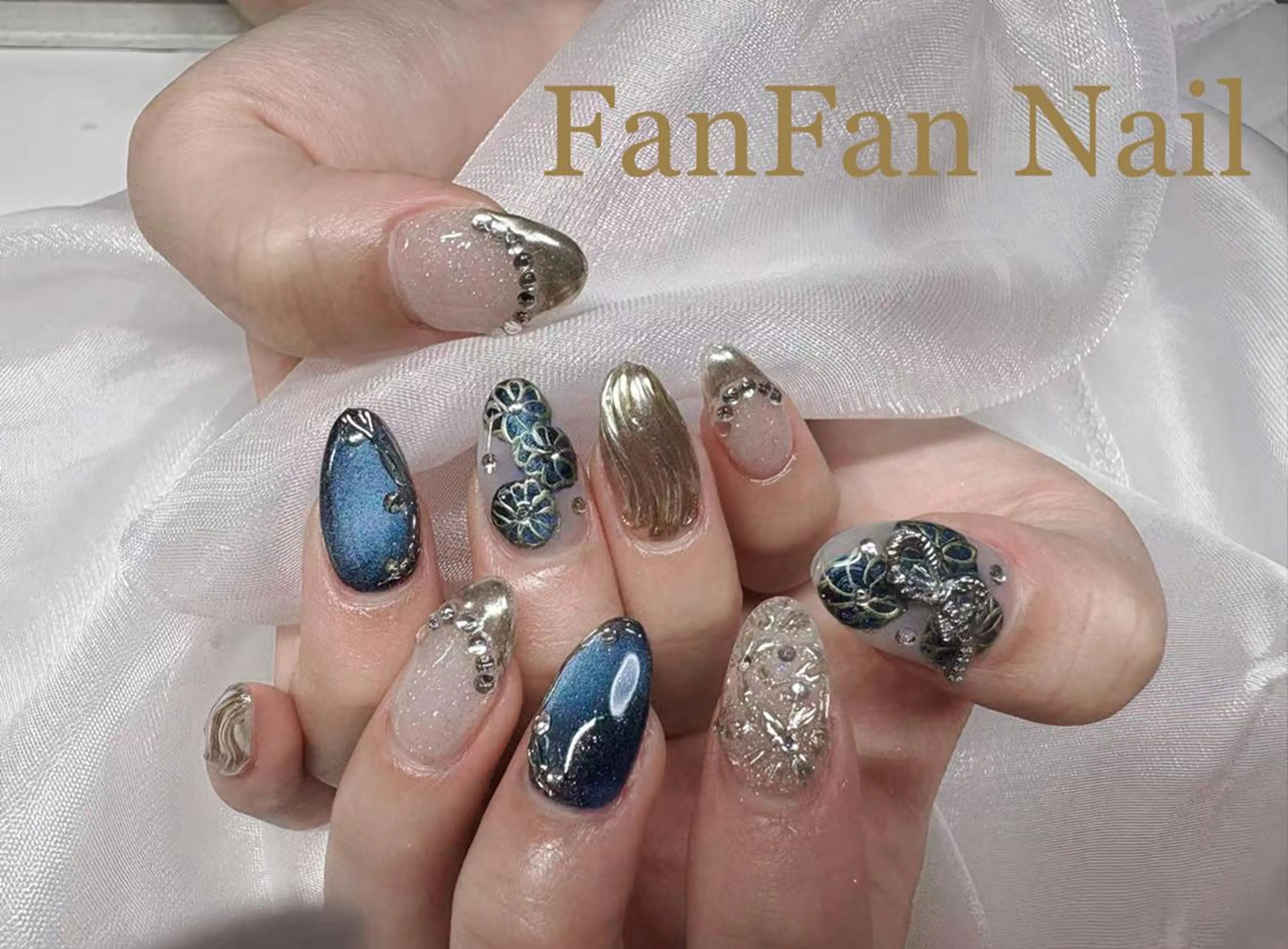 ネイル FanFan 長さ出し専門のネイルデザイン