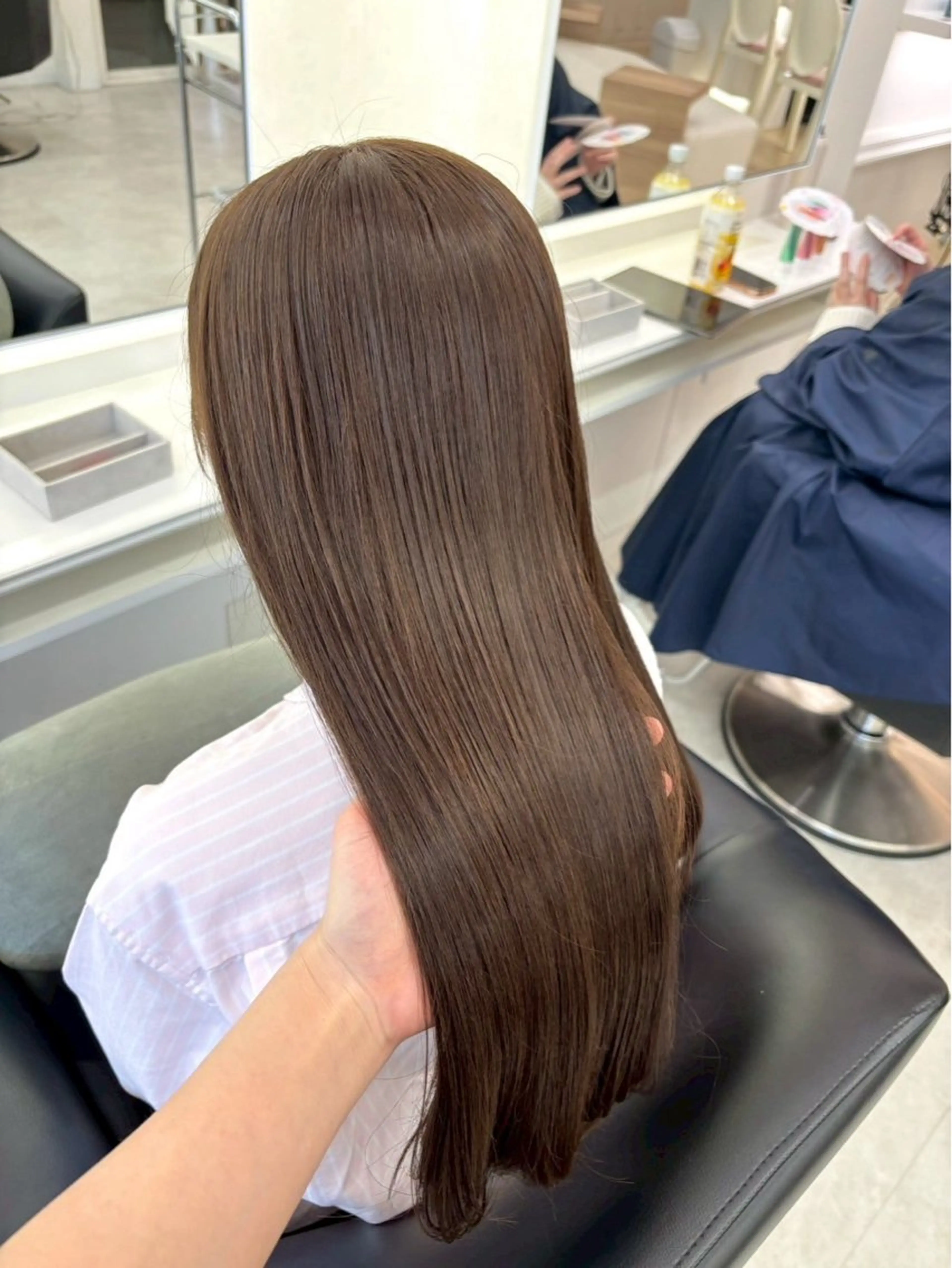 ロング カラー ParveMix 🩶🫧入江 香名のヘアスタイル