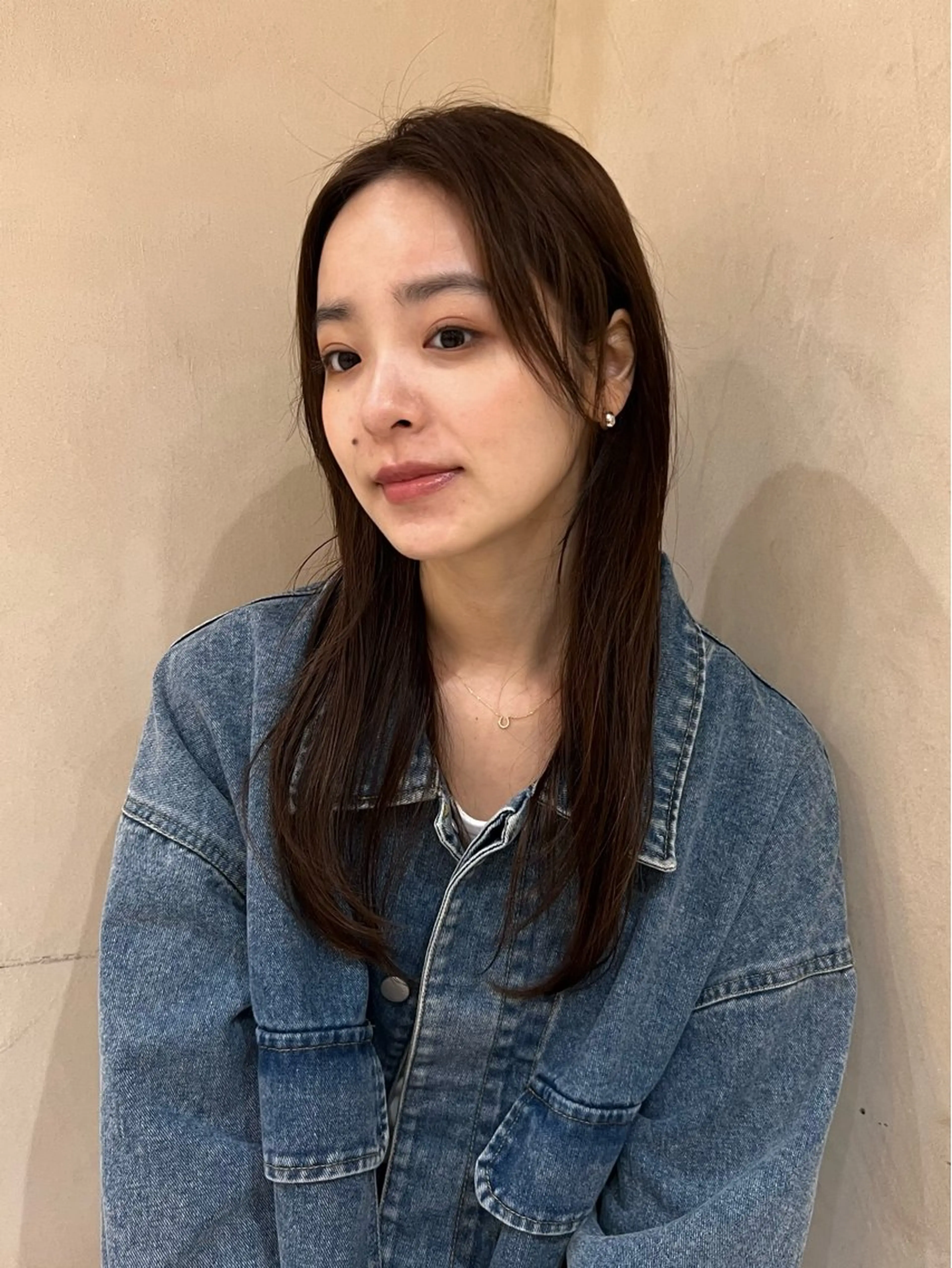 ロング カラー 切りっぱなしボブ ベージュカラー ブリーチ ケアブリーチ ダブルカラー 🌈新田 みどり🌈のヘアスタイル