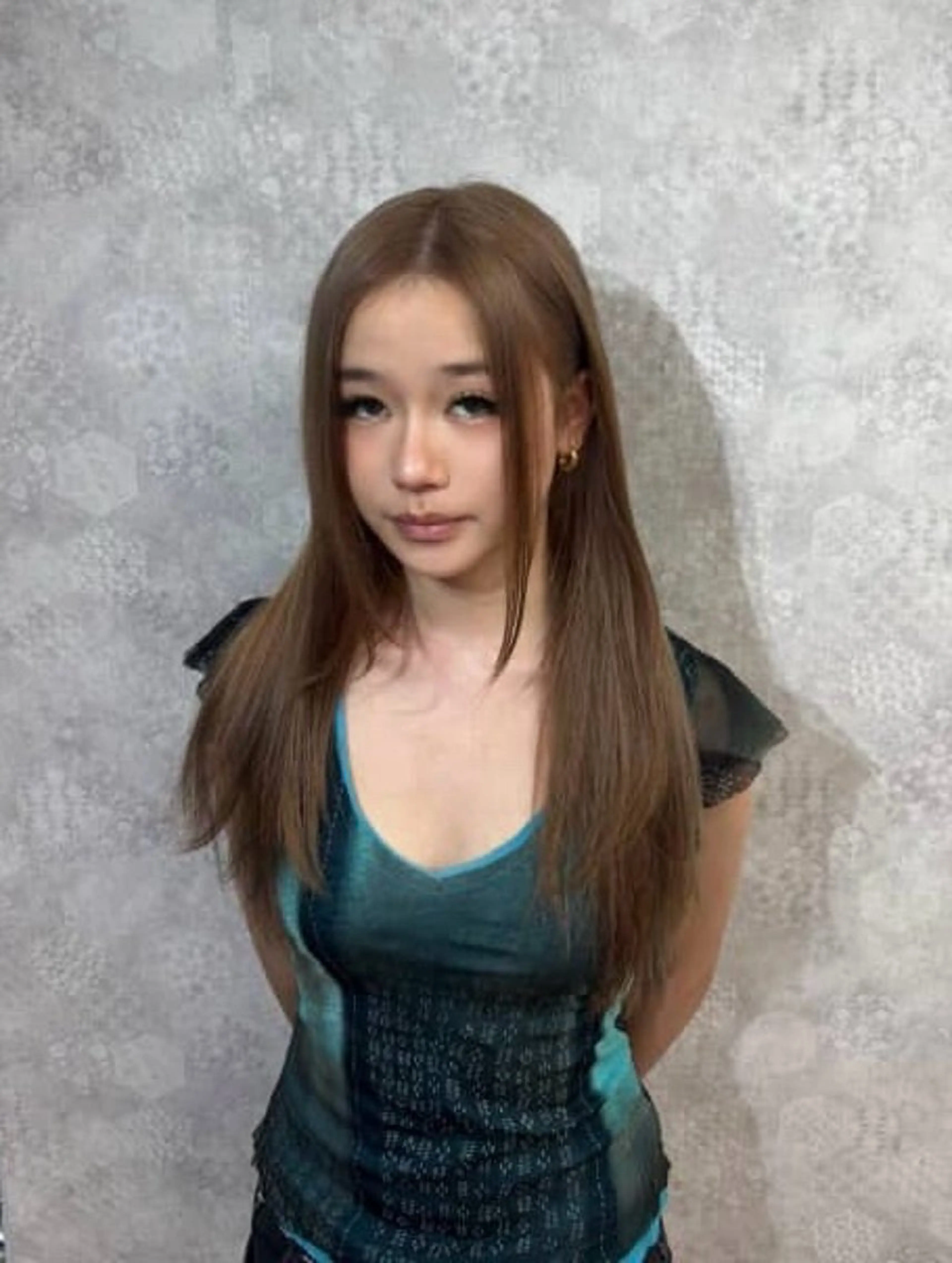 カラー カット ヘアカラー トリートメント ヘアセット ハイトーン/ギャル No.1/ルイヤのヘアスタイル