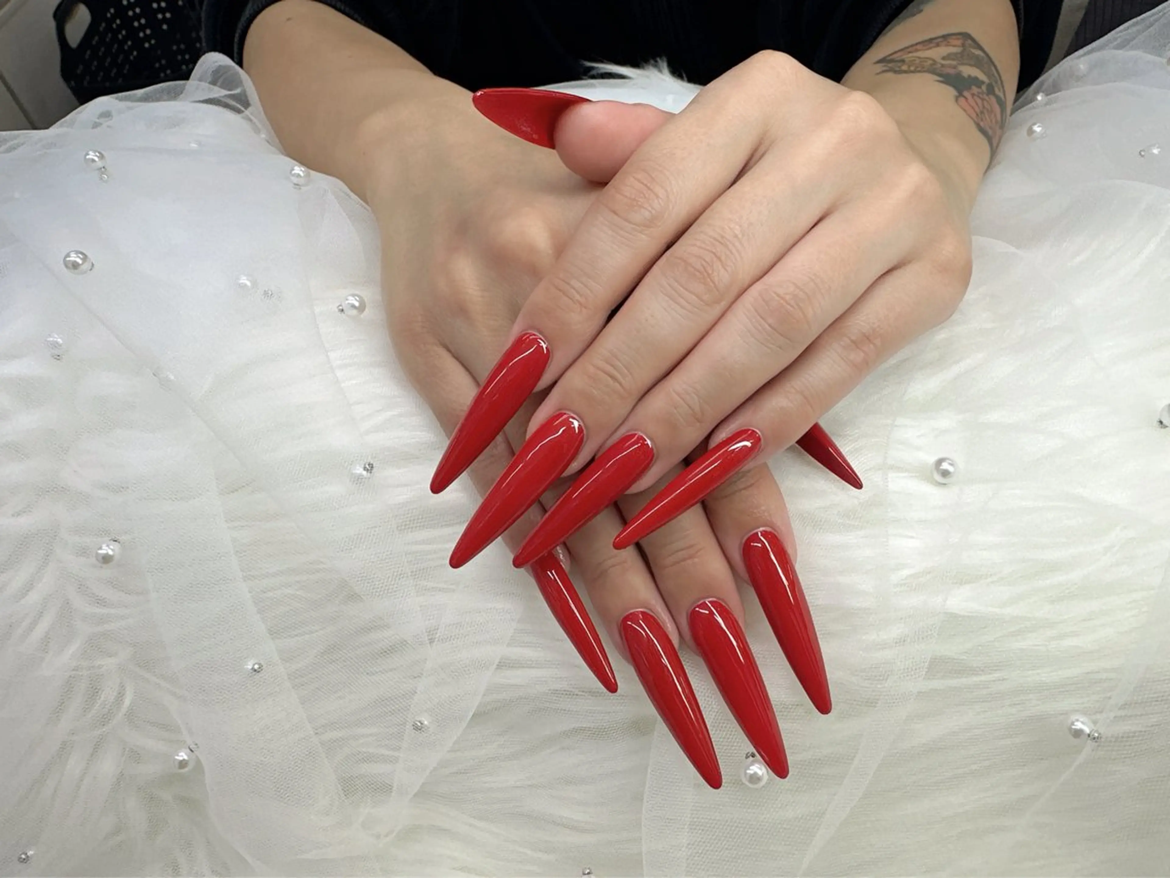 ネイル ロングネイル ハンドネイル MIKIネイルサロン所属・MIKIネイル YUKAのネイルデザイン