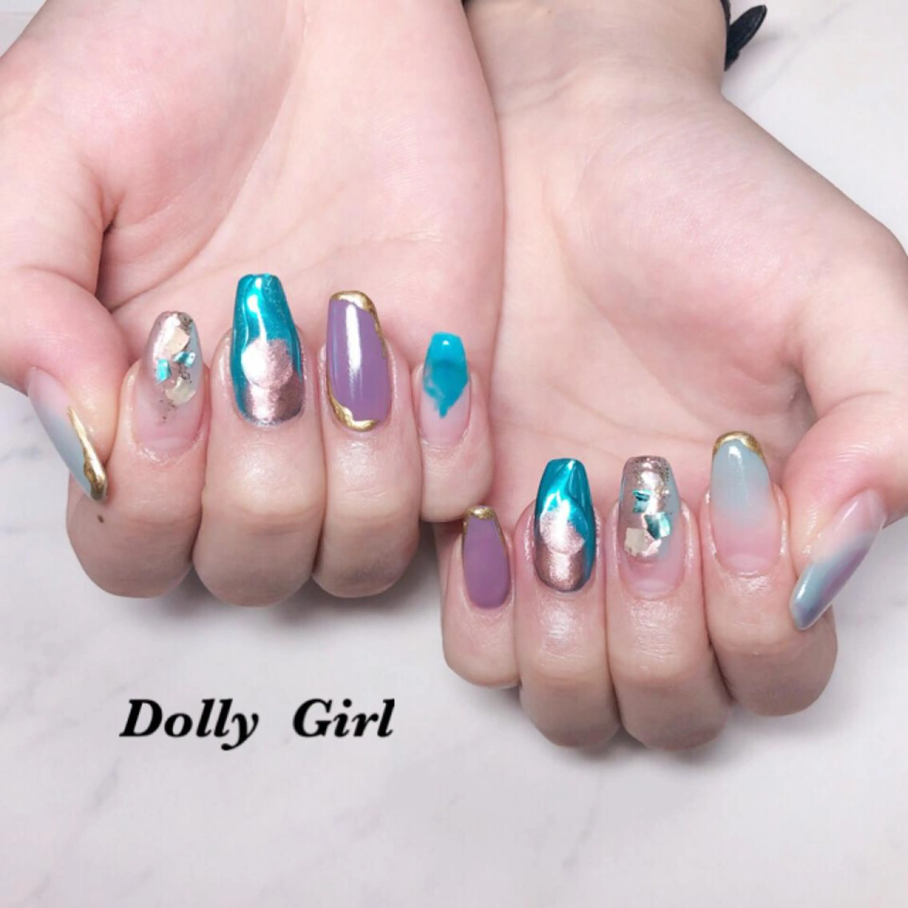 ネイル 個室ネイルサロンDolly  Girl〜ドーリーガール〜所属・DollyGirl KYOKOのネイルデザイン