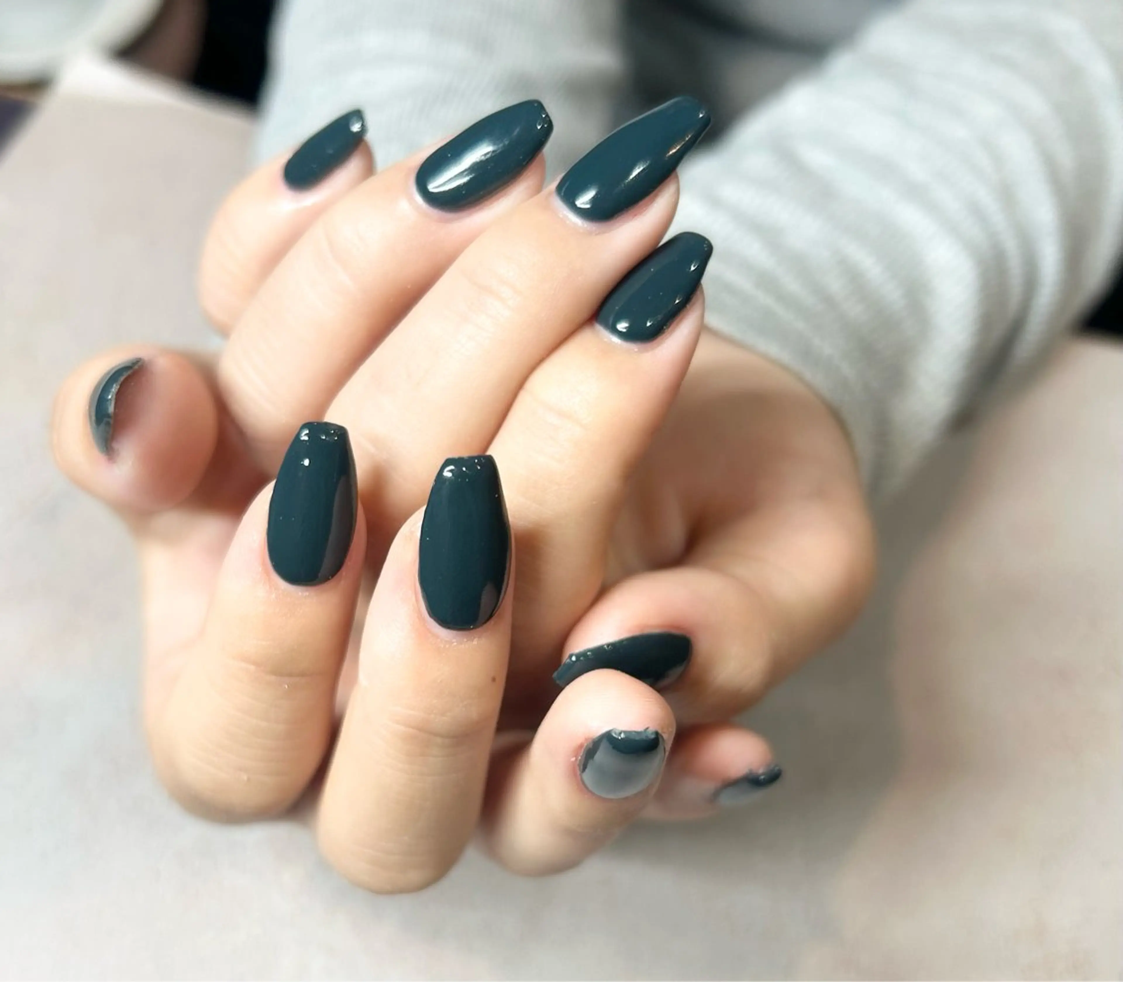 ネイル 長さ出し Lusso Nozomiのネイルデザイン