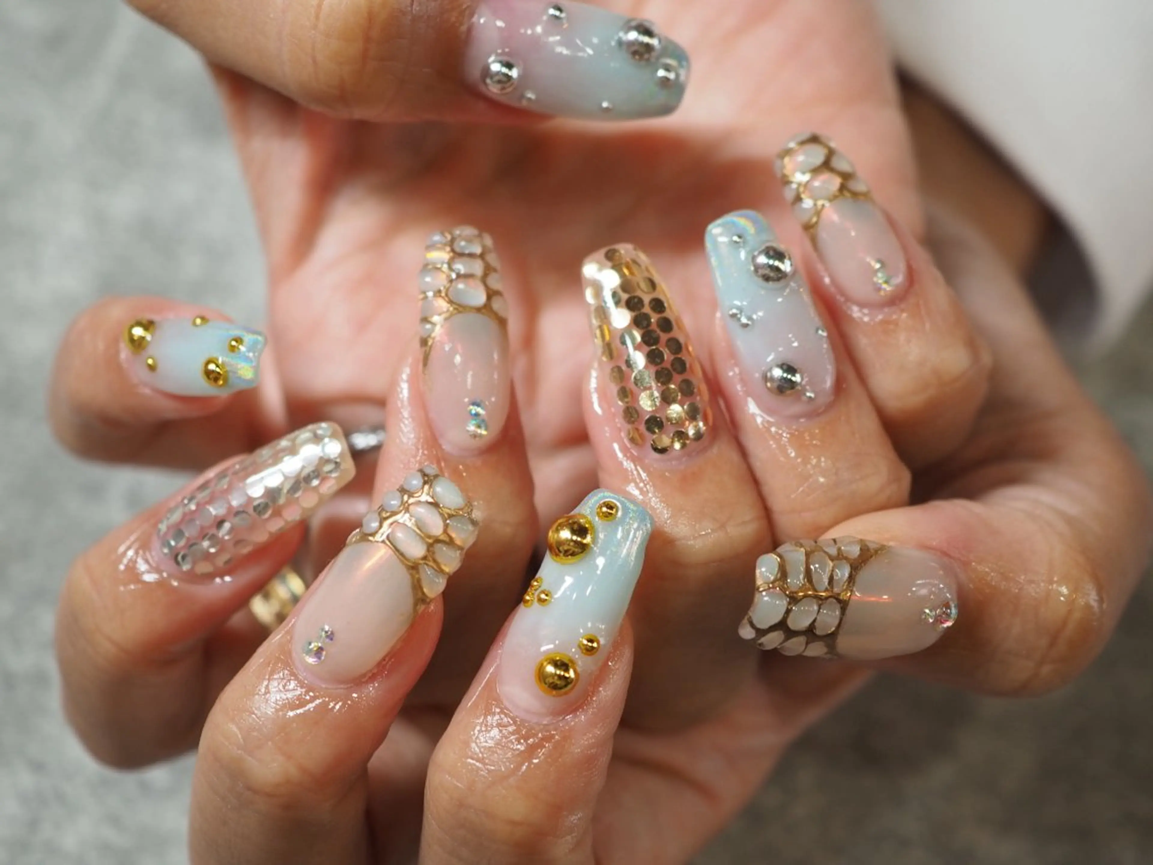 ネイル アートネイル チークネイル フラッシュネイル フットネイル フレンチネイル ハンドネイル glaNje shioriのネイルデザイン