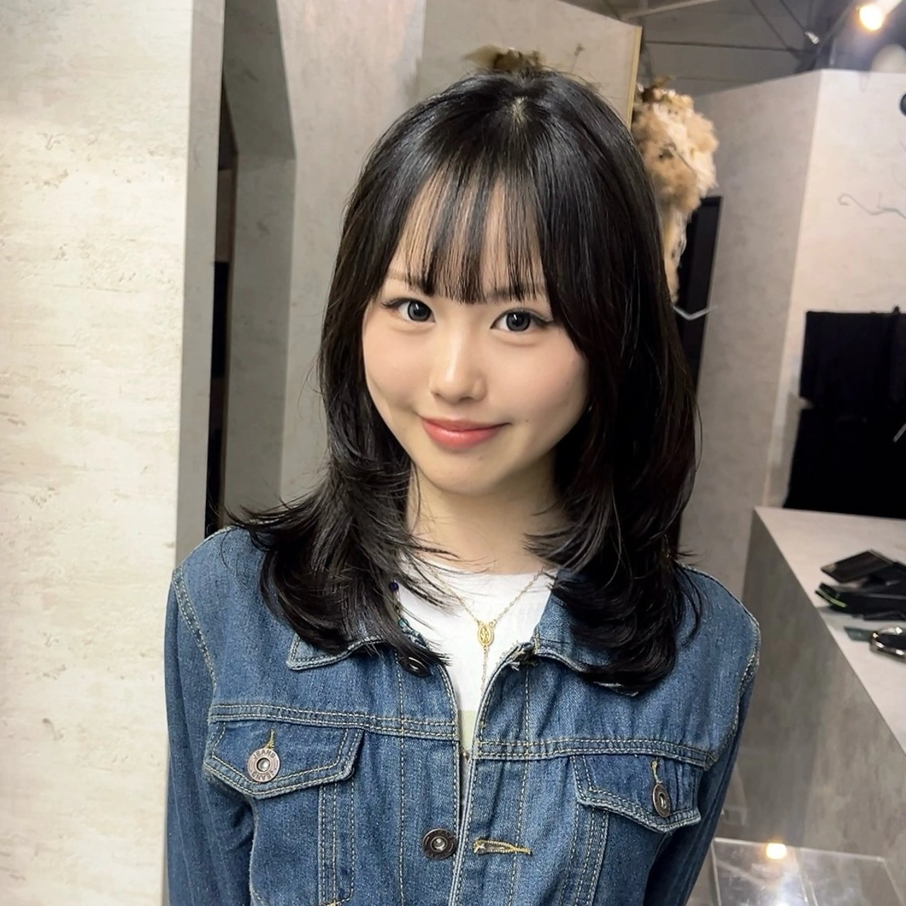 ミディアム エクステ・レイヤ ーカット/yuunaのヘアスタイル