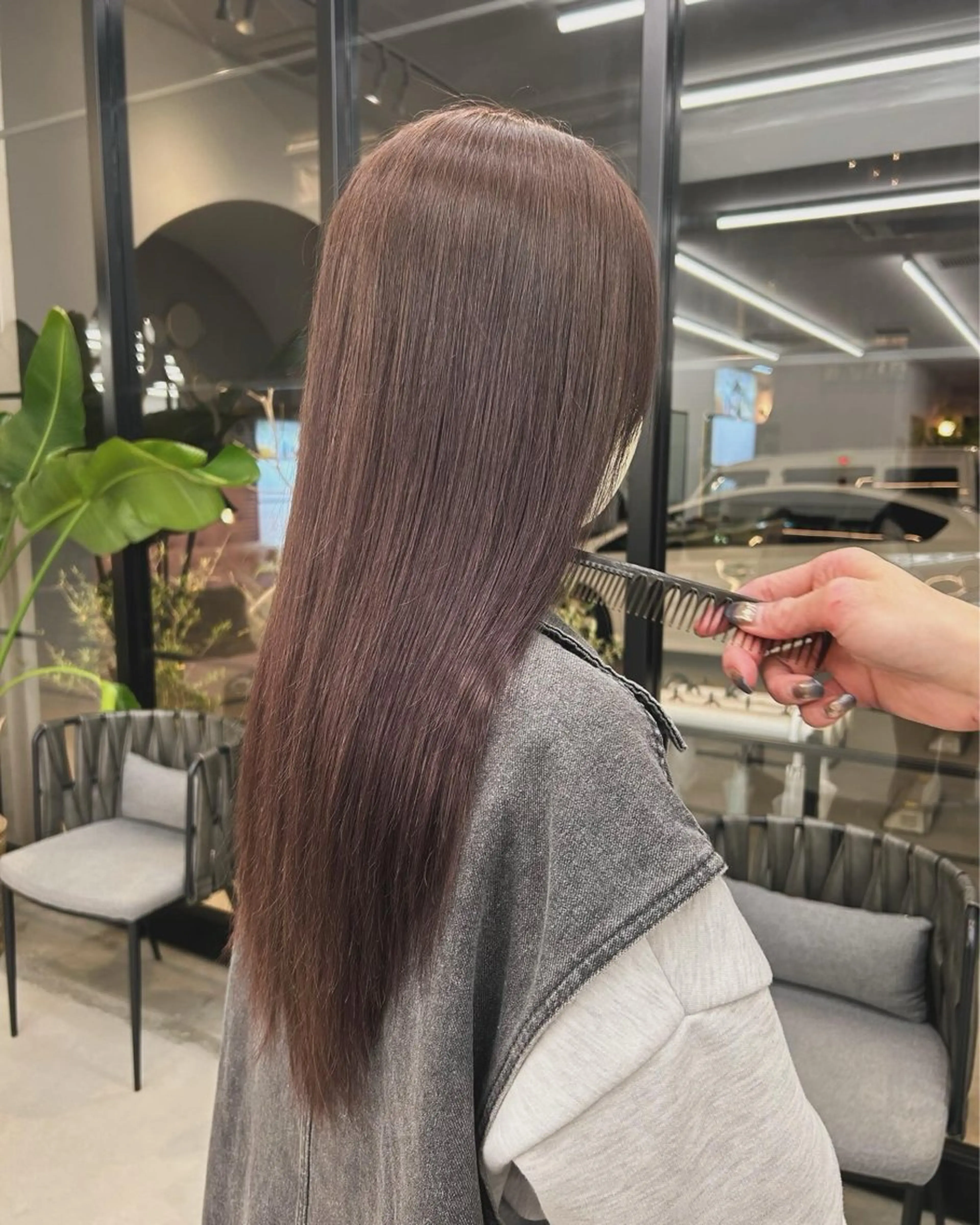 期間限定‼️【ワンカラー・Aujua7steptreatment】今なら格安で5500￥‼️サラサラ艶々ヘア‼️の写真