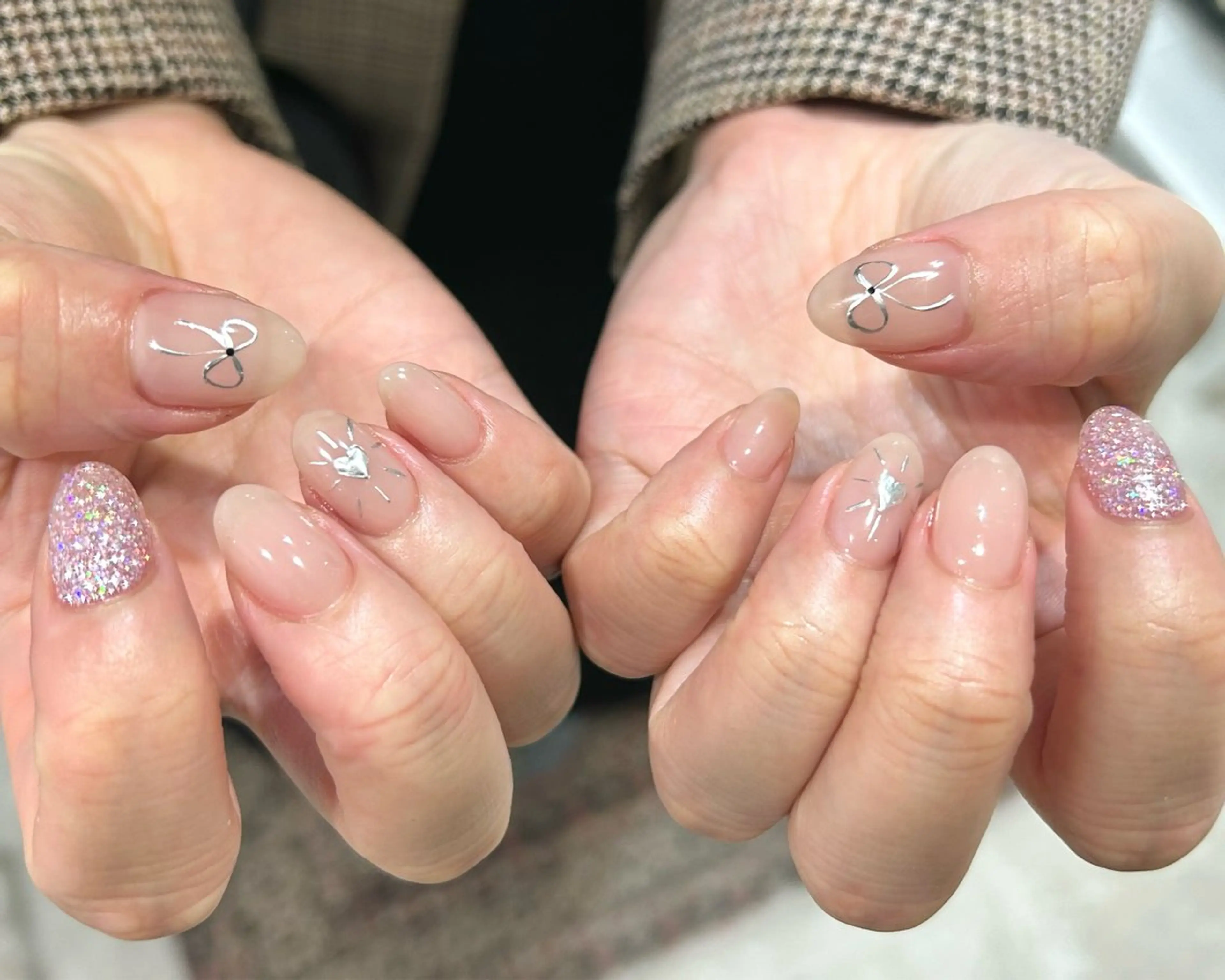 ネイル 0203ムニムサン 💙Mihoのネイルデザイン