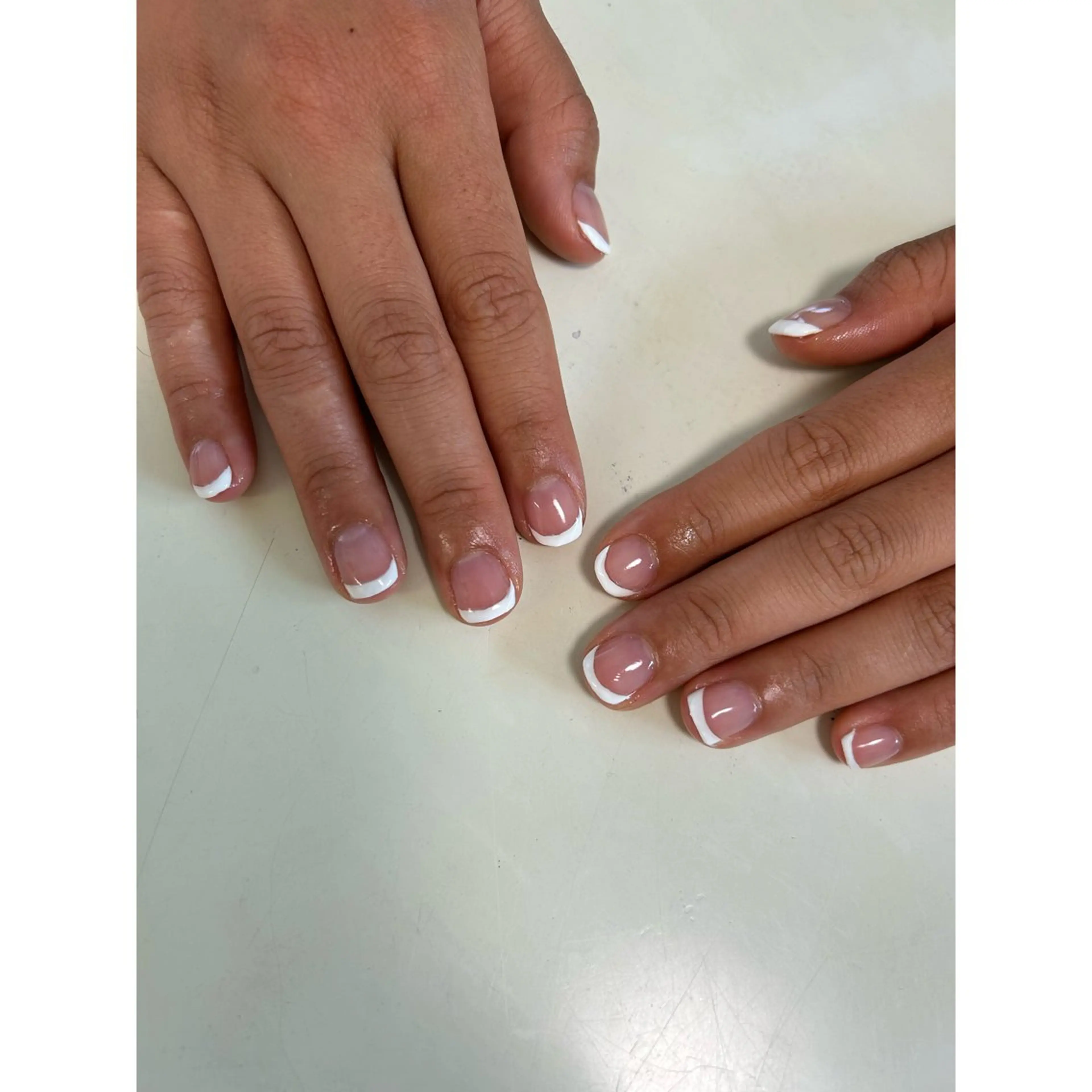 ネイル フレンチネイル ハンドネイル 自宅サロン♡ Mamiのネイルデザイン