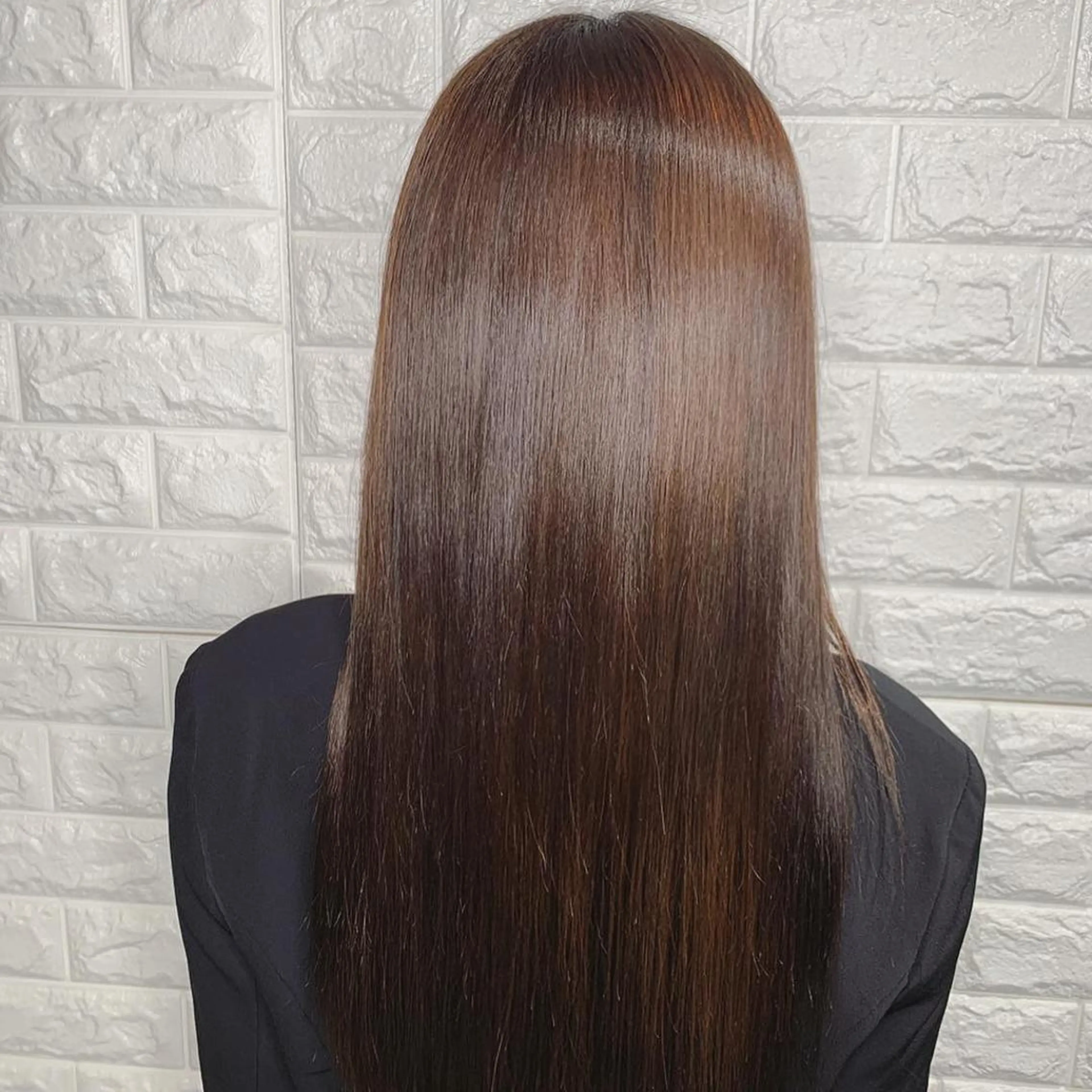 ロング カラー アクアカラー 髪質改善 トリートメント カット 縮毛矯正 トリートメント ヘッドスパ Lee東三国 店長 谷辻誠志のヘアスタイル