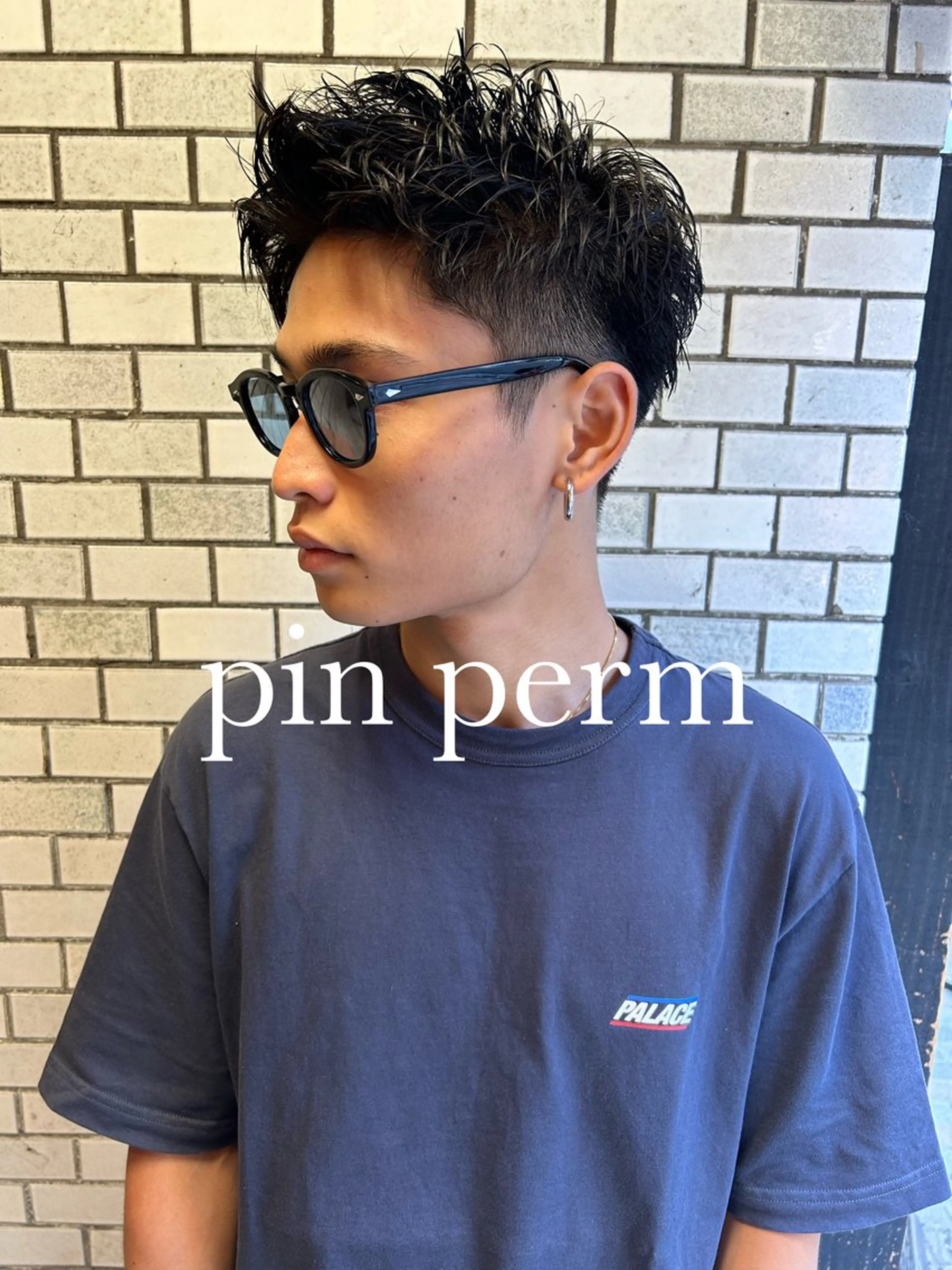 ショート パーマ メンズ メンズブリーチ メンズハイライト メンズインナーカラー メンズパーマ プードルパーマ カット パーマ トリートメント charme所属・💈メンズ特化美容師 ✂︎伊藤大輝💈のヘアスタイル