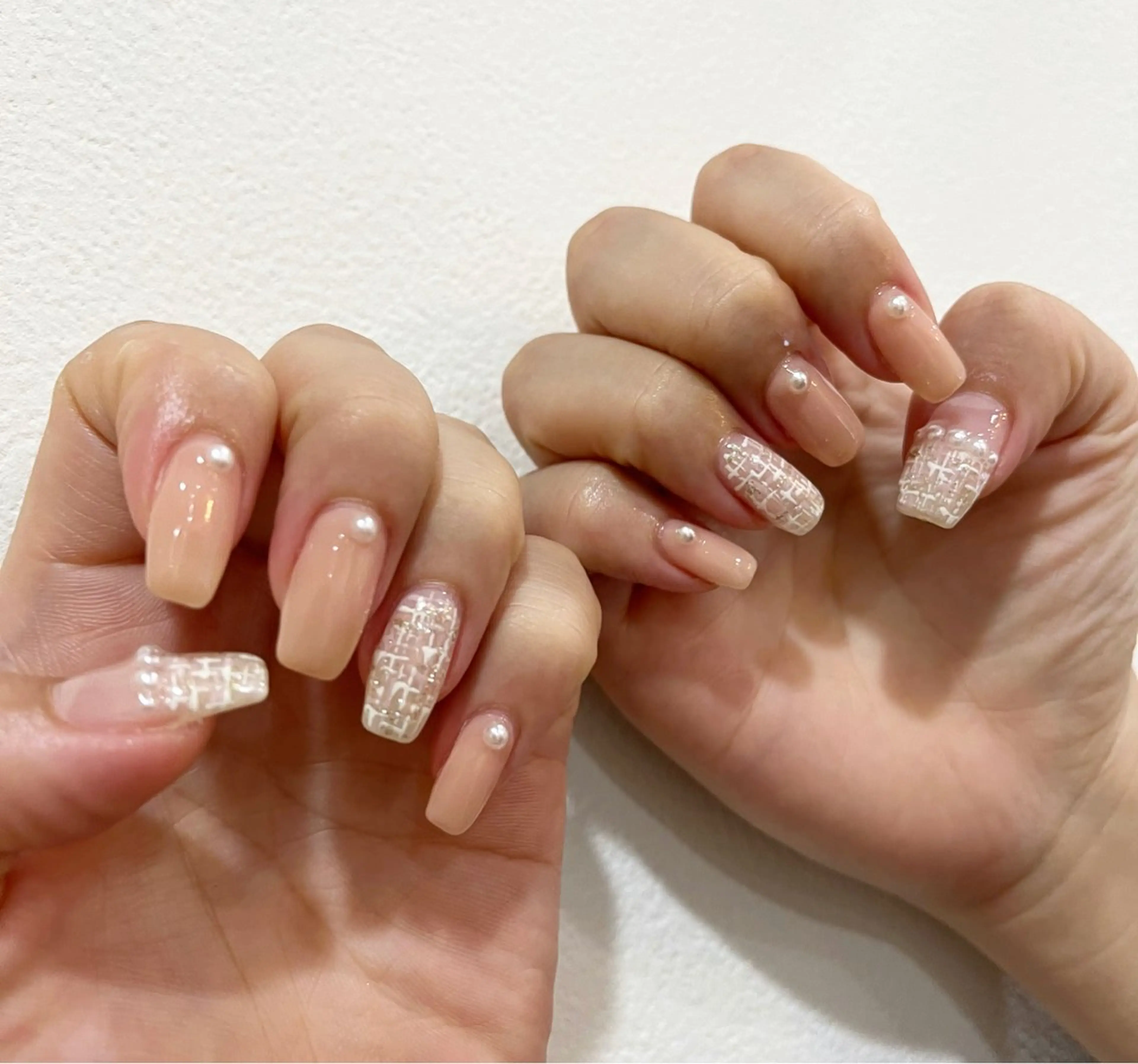 ネイル ツイードネイル #Amin所属・#Amin nail salonのネイルデザイン