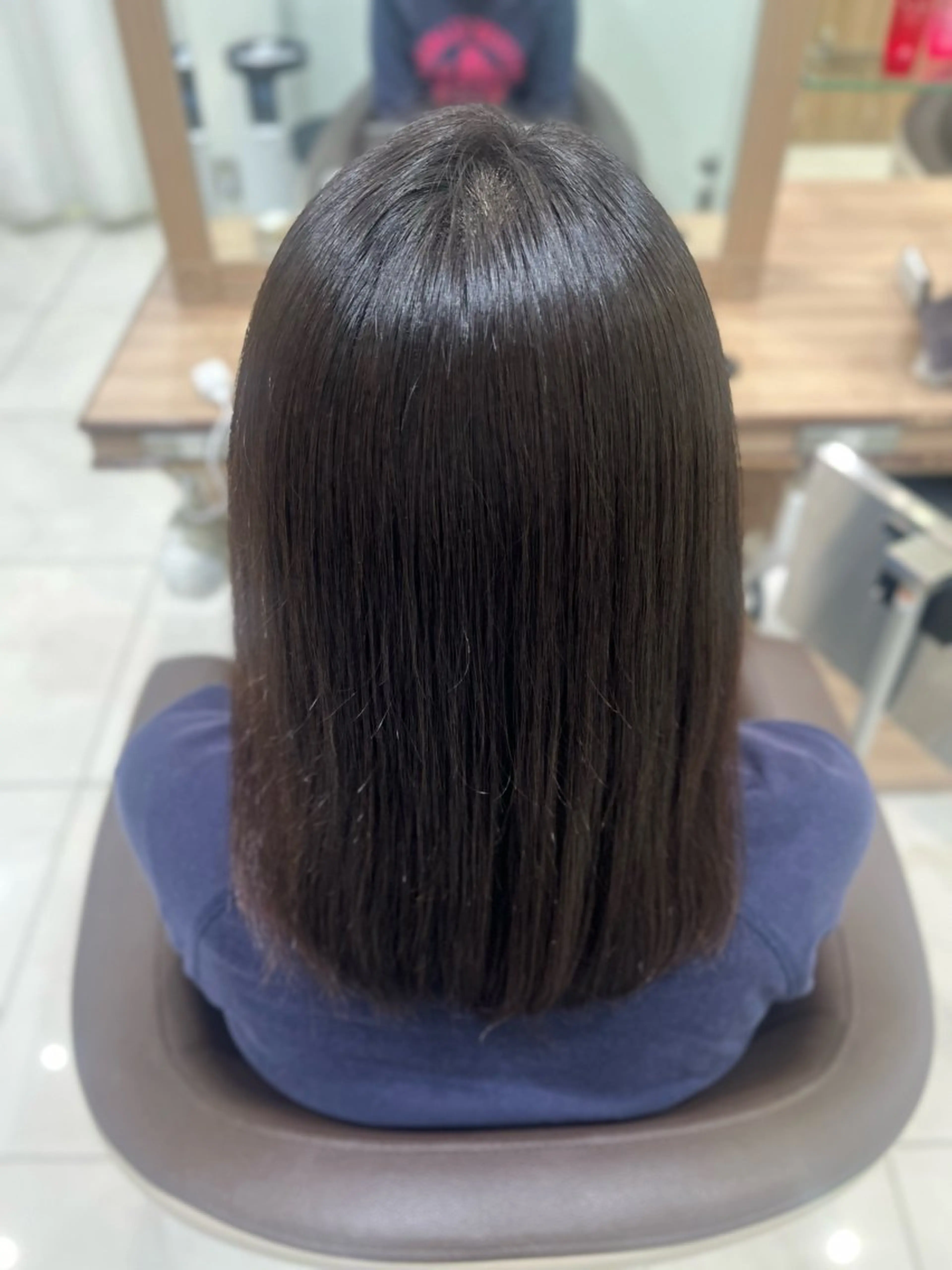 セミロング カラー ☁🫧縮毛矯正 /春奈🪽🫧のヘアスタイル