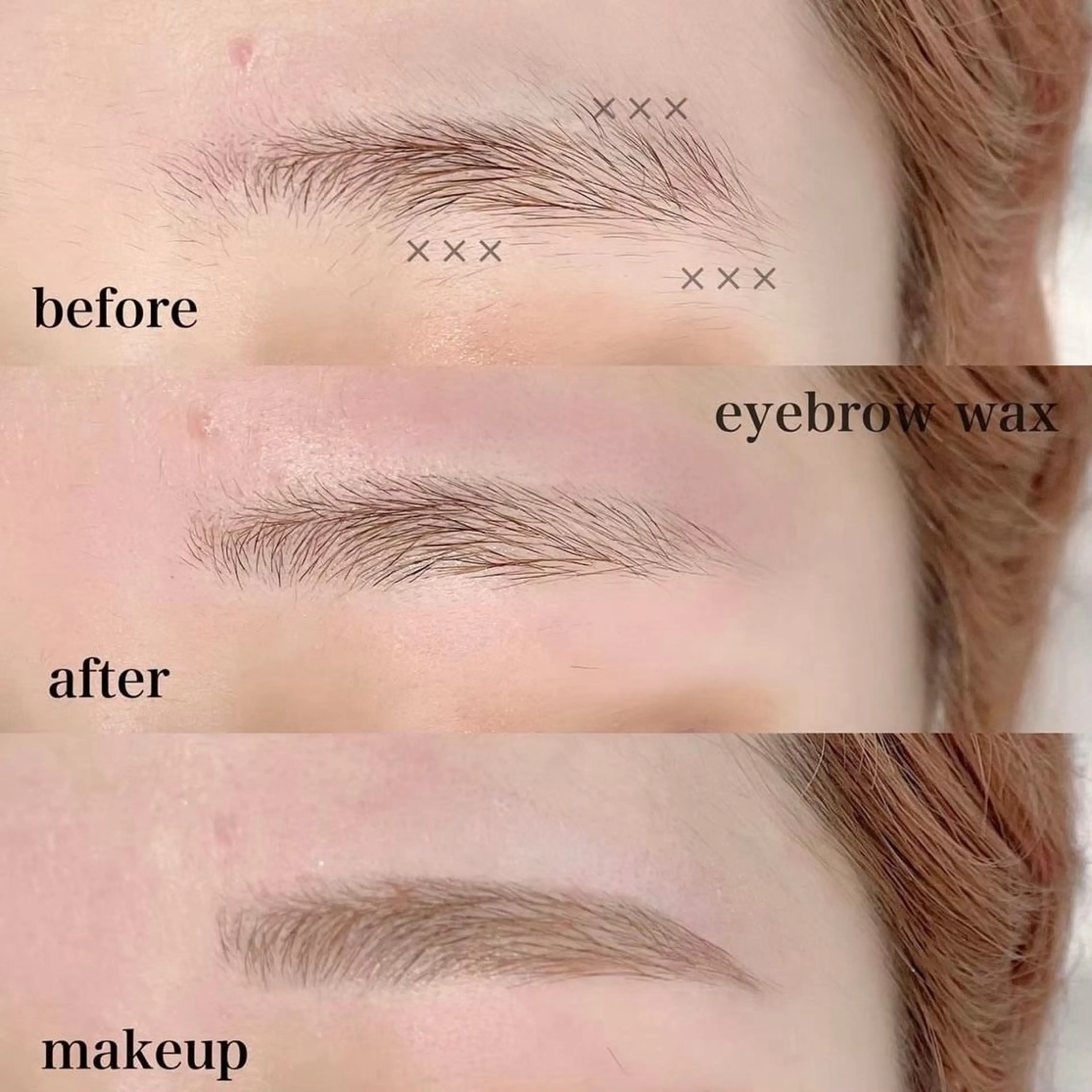 アイブロウ 眉毛ワックス脱毛 ワックス脱毛 アトリエFAM所属・アイラッシュ アトリエFAMのマツエク・マツパデザイン