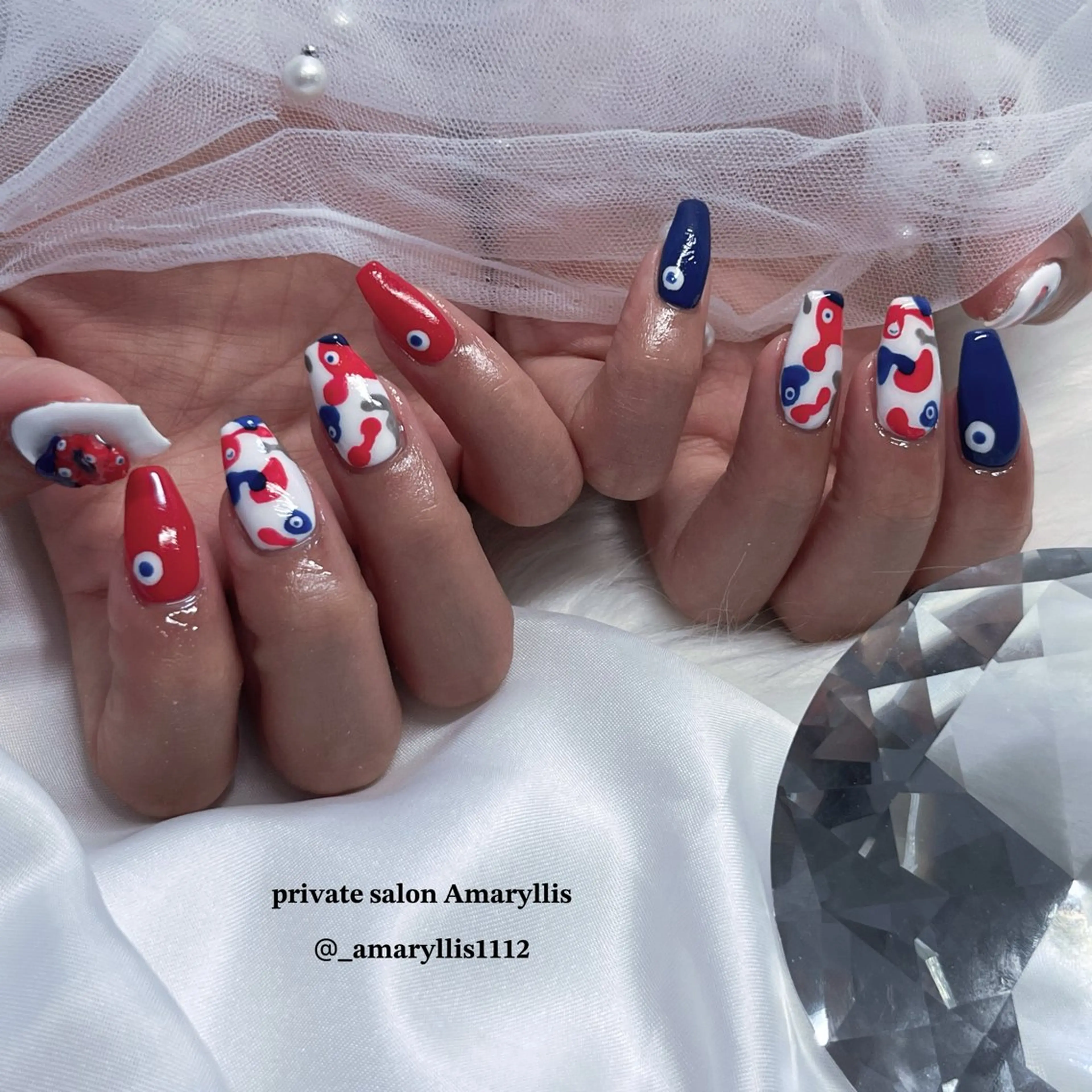 ネイル アートネイル 𝑹𝒆𝒏𝒐 八尾ネイルのネイルデザイン