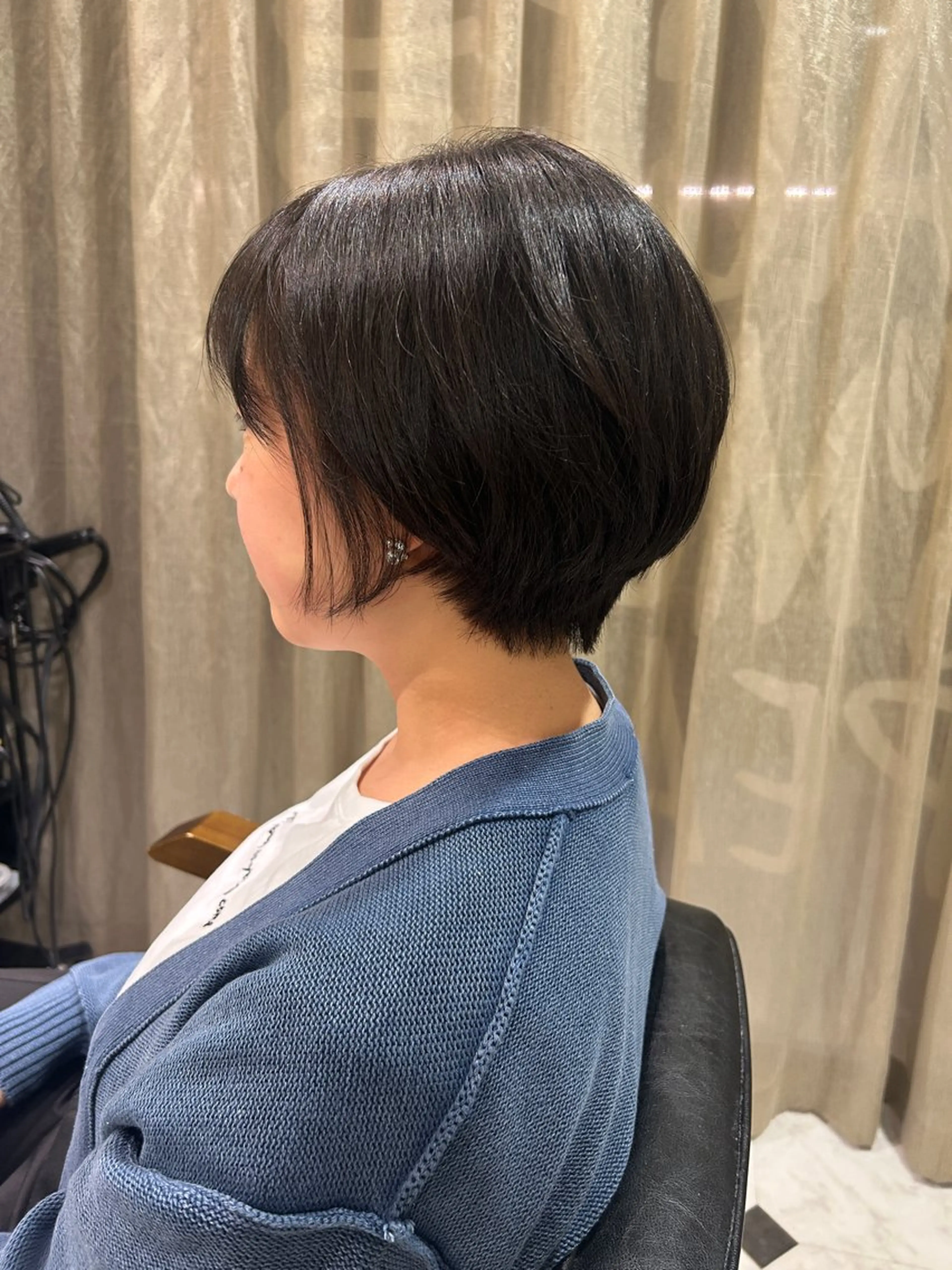 ショート ショートヘア 🌟デザインカラー 久保悠那のヘアスタイル