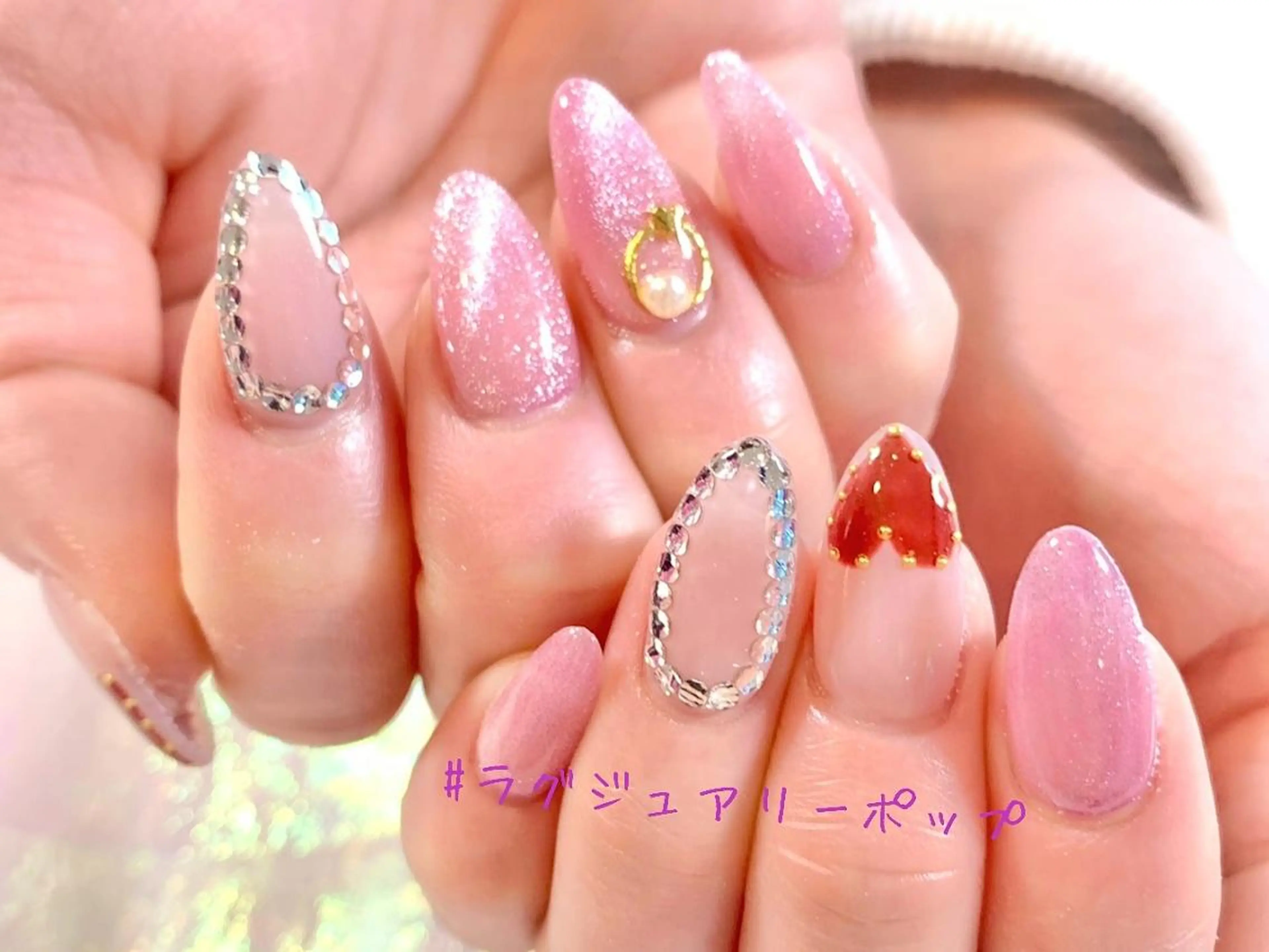 ネイル バレンタイン Menail 心斎橋 /南船場/yui☆のネイルデザイン