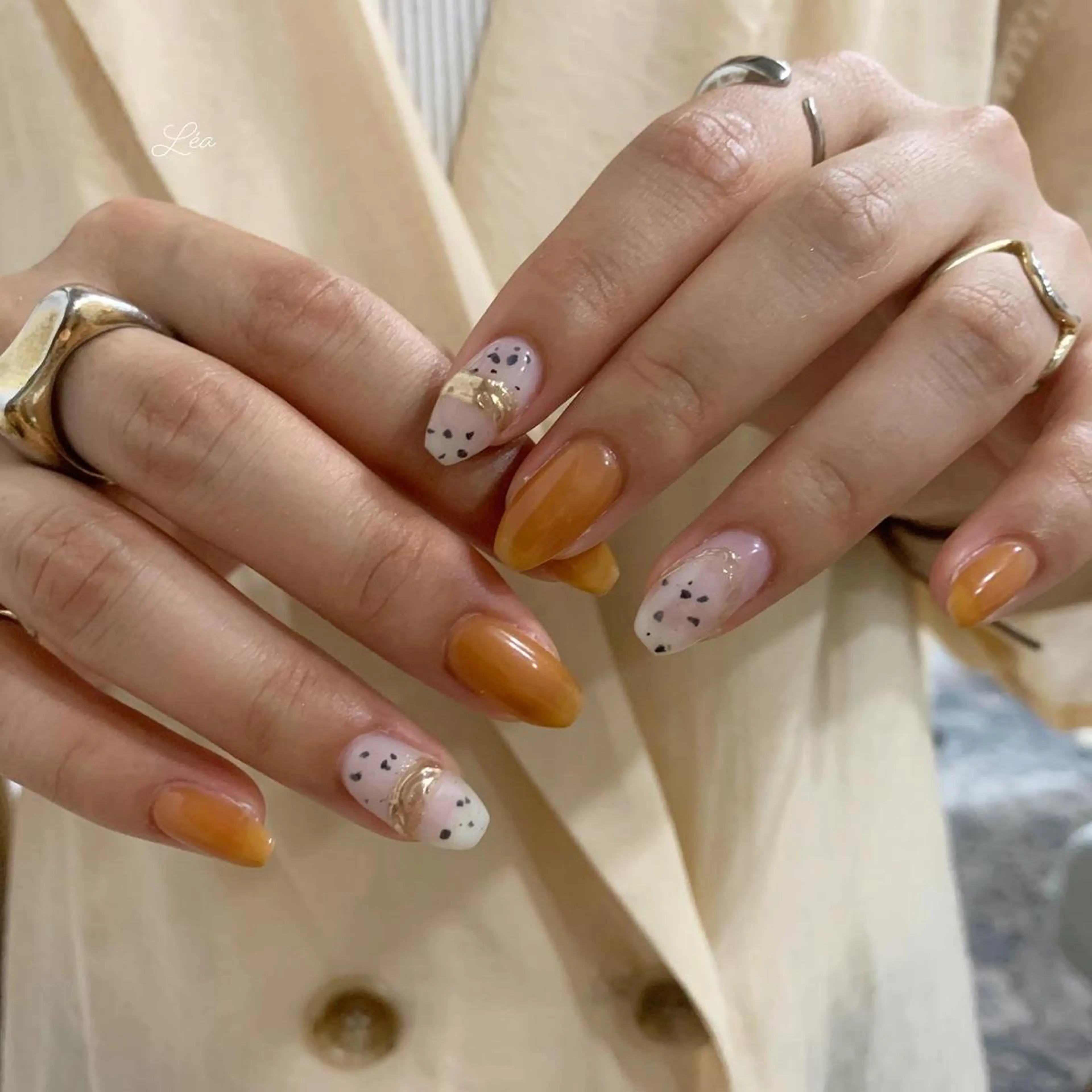 ネイル ジェルネイル 持ち込み パラジェル ソフトジェル Léa nailのネイルデザイン