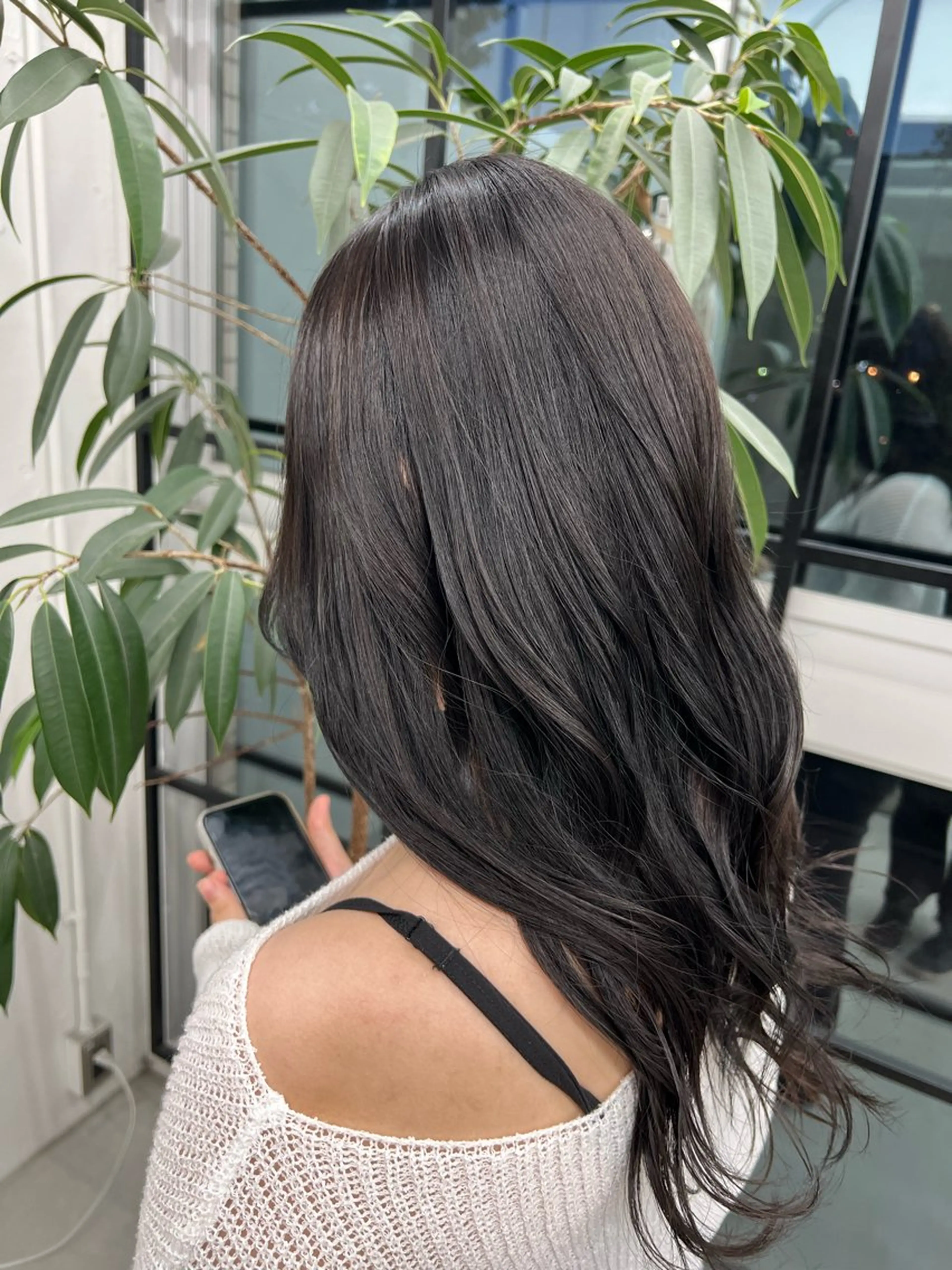 セミロング カラー アッシュ 透明感カラー グレージュ 髪質改善 トリートメント ヘアカラー あすか JILLSTUDIOのヘアスタイル