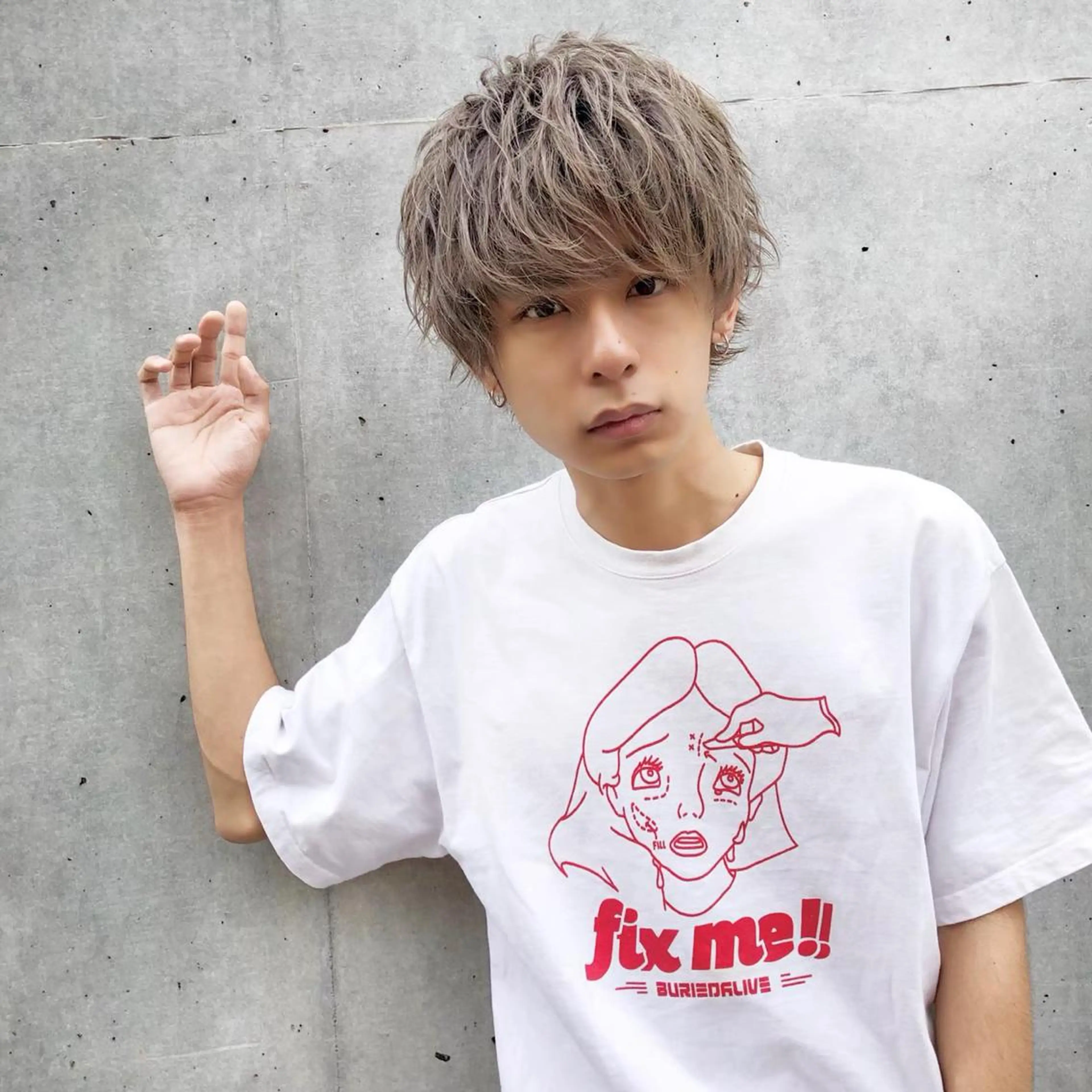 ショート メンズ I'S.横浜所属・赤み消しカラー 🍀JUNKIのヘアスタイル