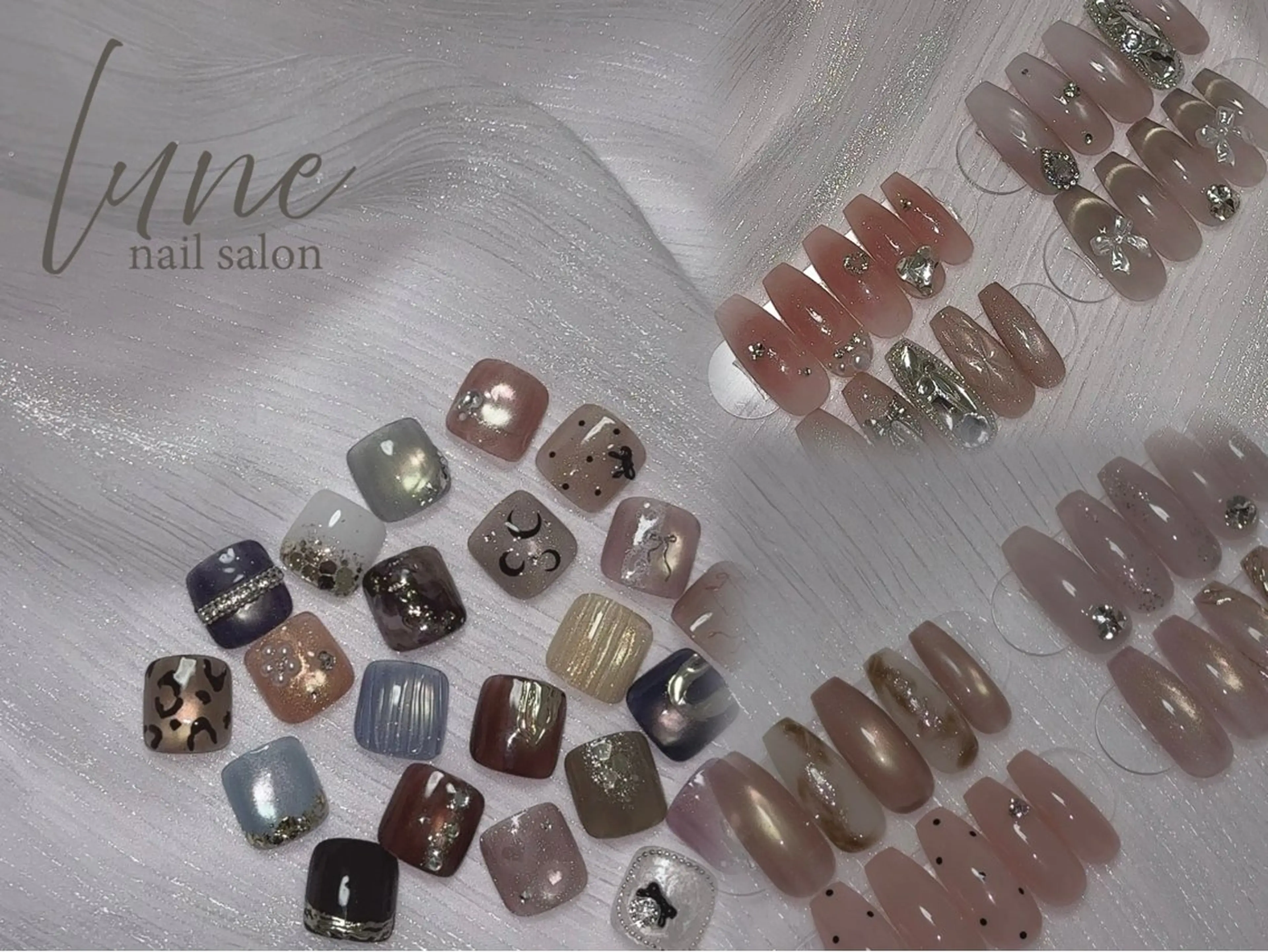 ネイル フットネイル nail salon luneのネイルデザイン