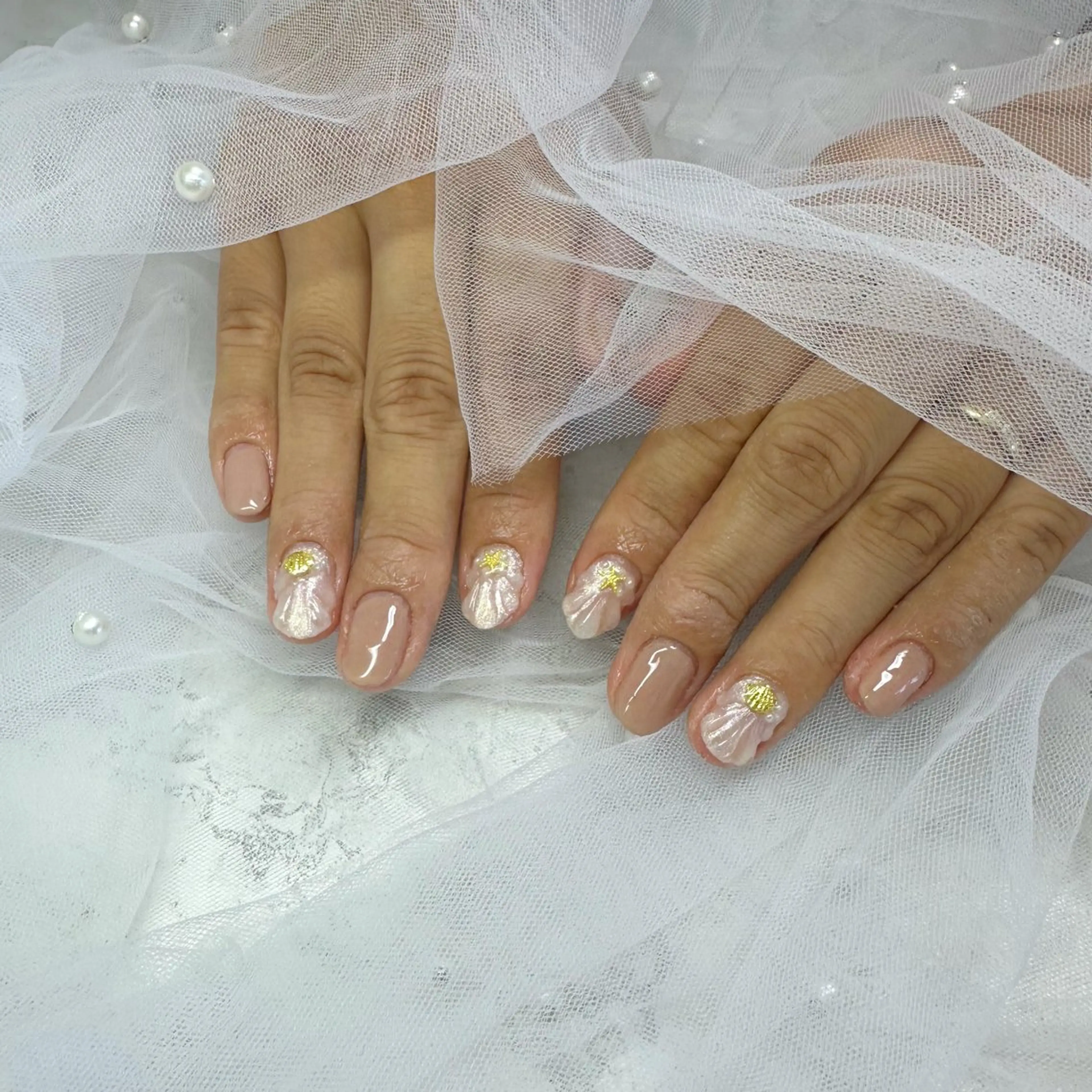 ネイル ラメ(グリッター) シンプルネイル ハンドネイル niko nailのネイルデザイン