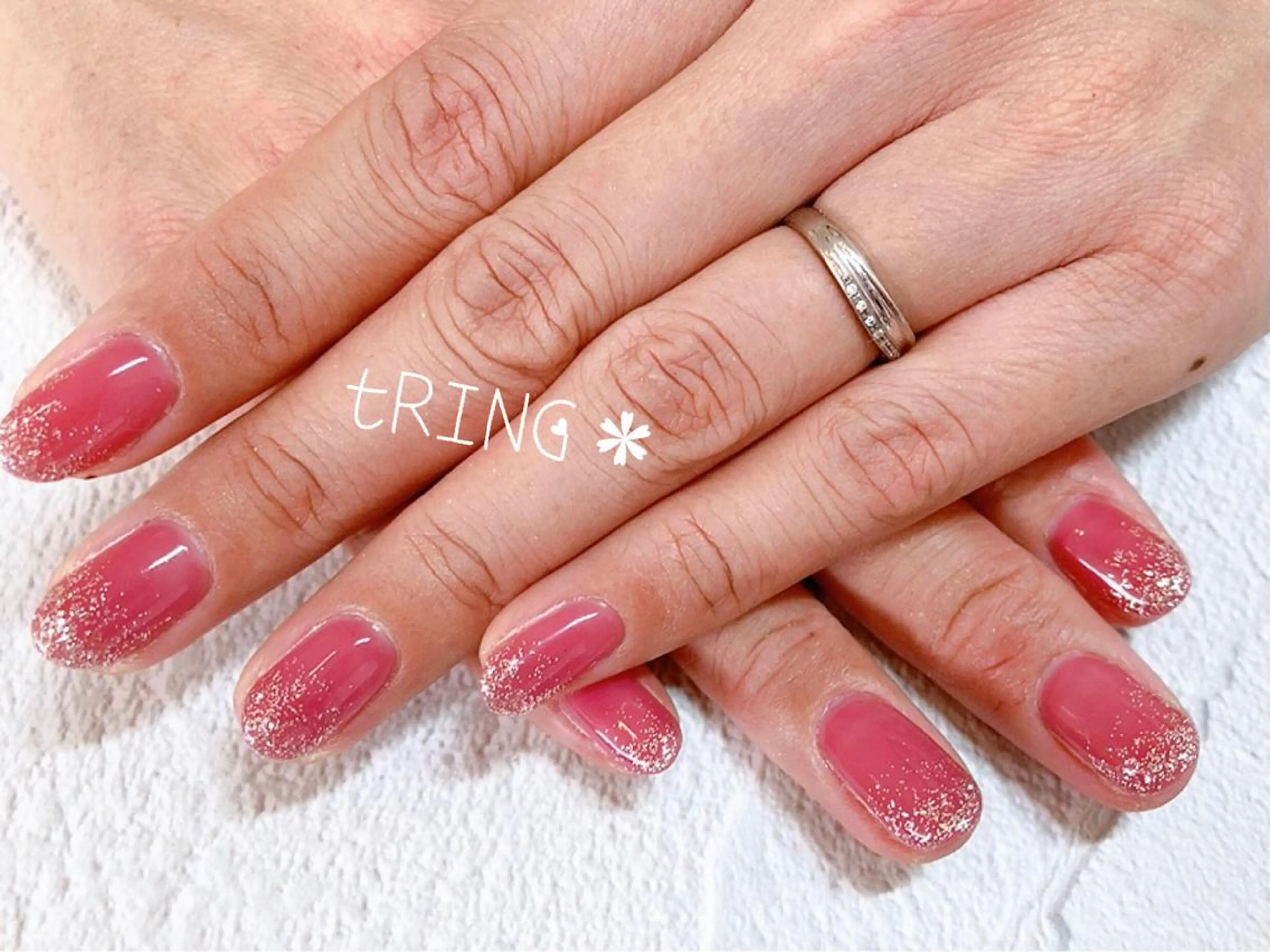 ネイル ハンドネイル tRING＊ しいの木台のネイルデザイン