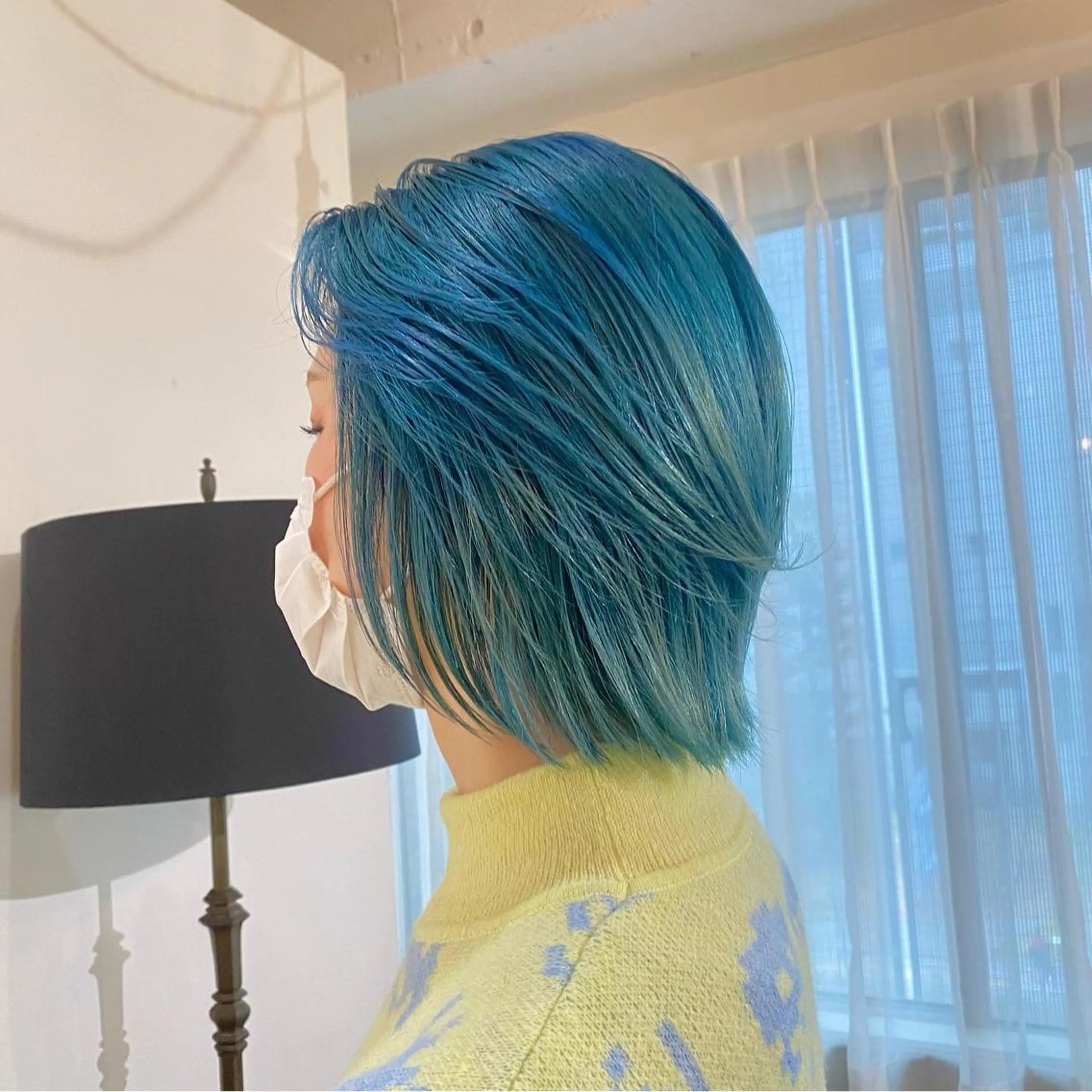 ショート カラー ヘアカラー 梅田ハイトーン チダ ヒナノのヘアスタイル