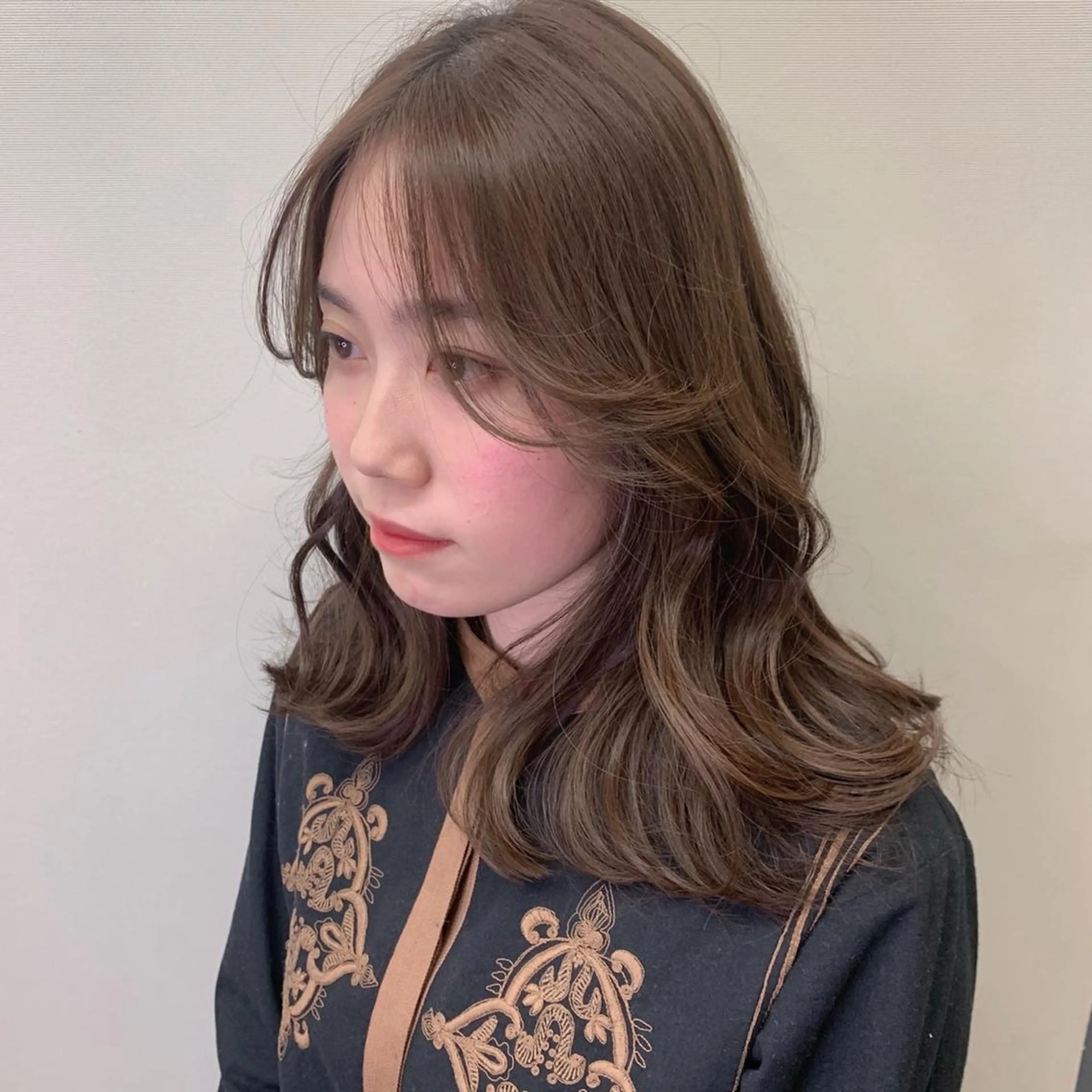 セミロング 土屋かすみ✁︎. ꙳ 姫カットのヘアスタイル