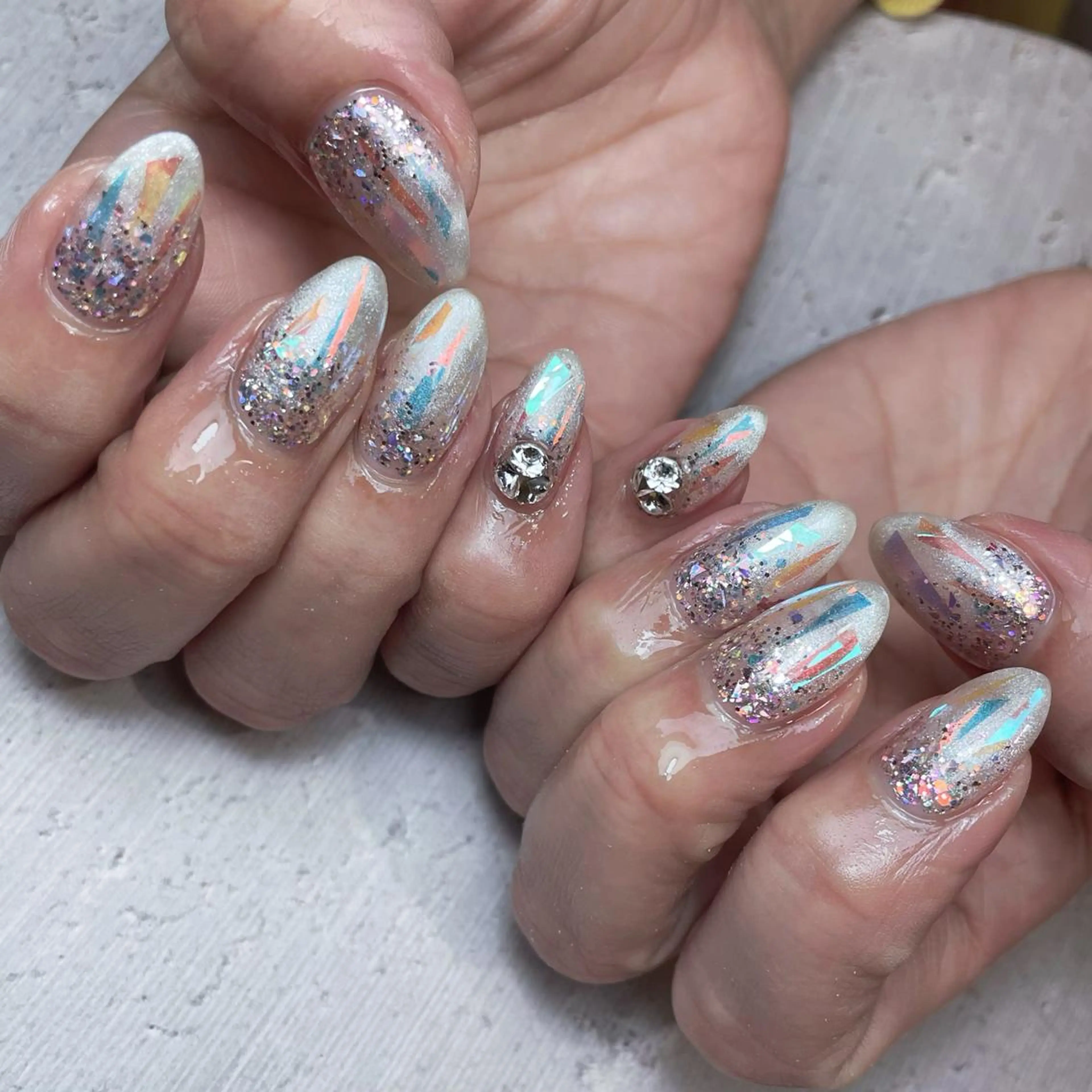 ネイル 持ち込み ハンドネイル nail&eyelash mate所属・京都/東向日/桂 ayumiのネイルデザイン