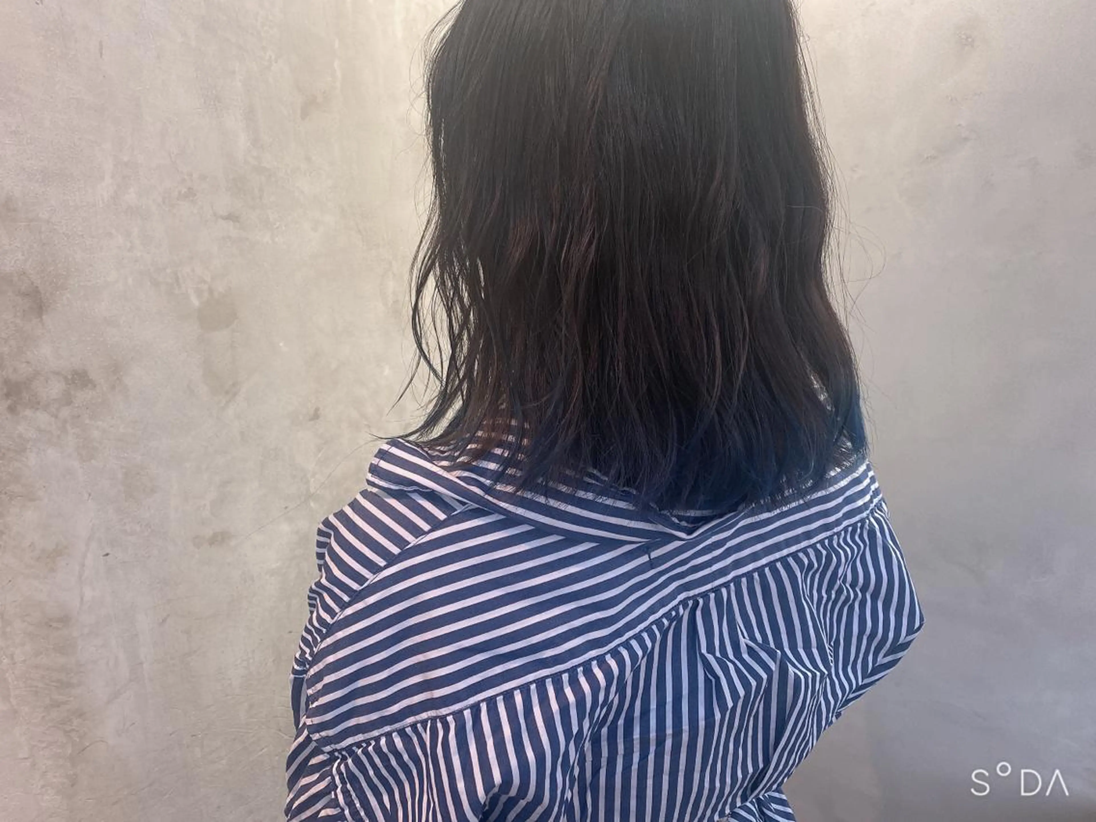 ショート カラー ヘアアレンジ ネイビーカラー stylist/蛯谷 珠里のヘアスタイル