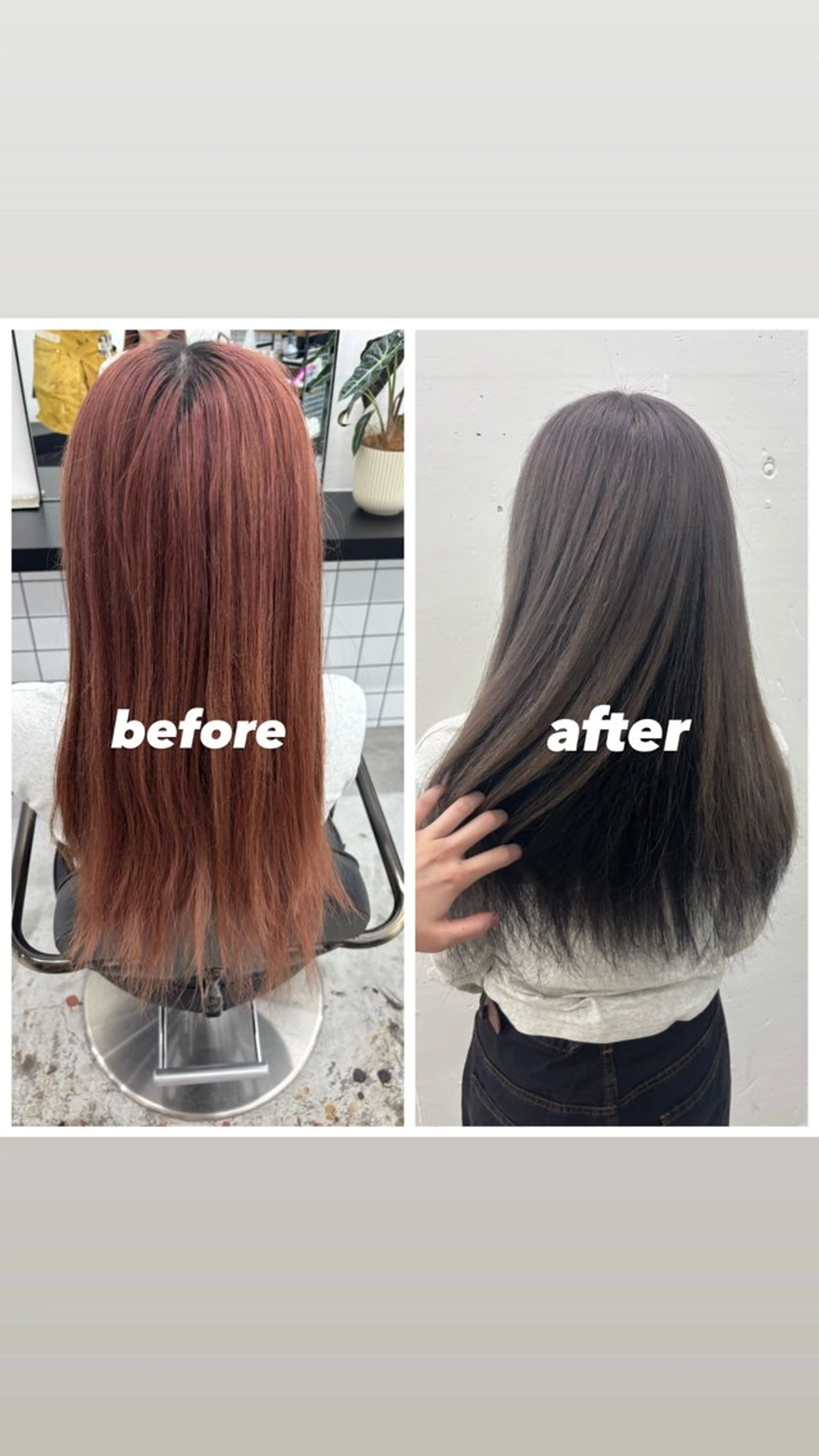 ロング カラー 黒髪 シルバー ヘアカラー トリートメント ヘッドスパ 🌼あいり🌼 JILLSTUDIOのヘアスタイル