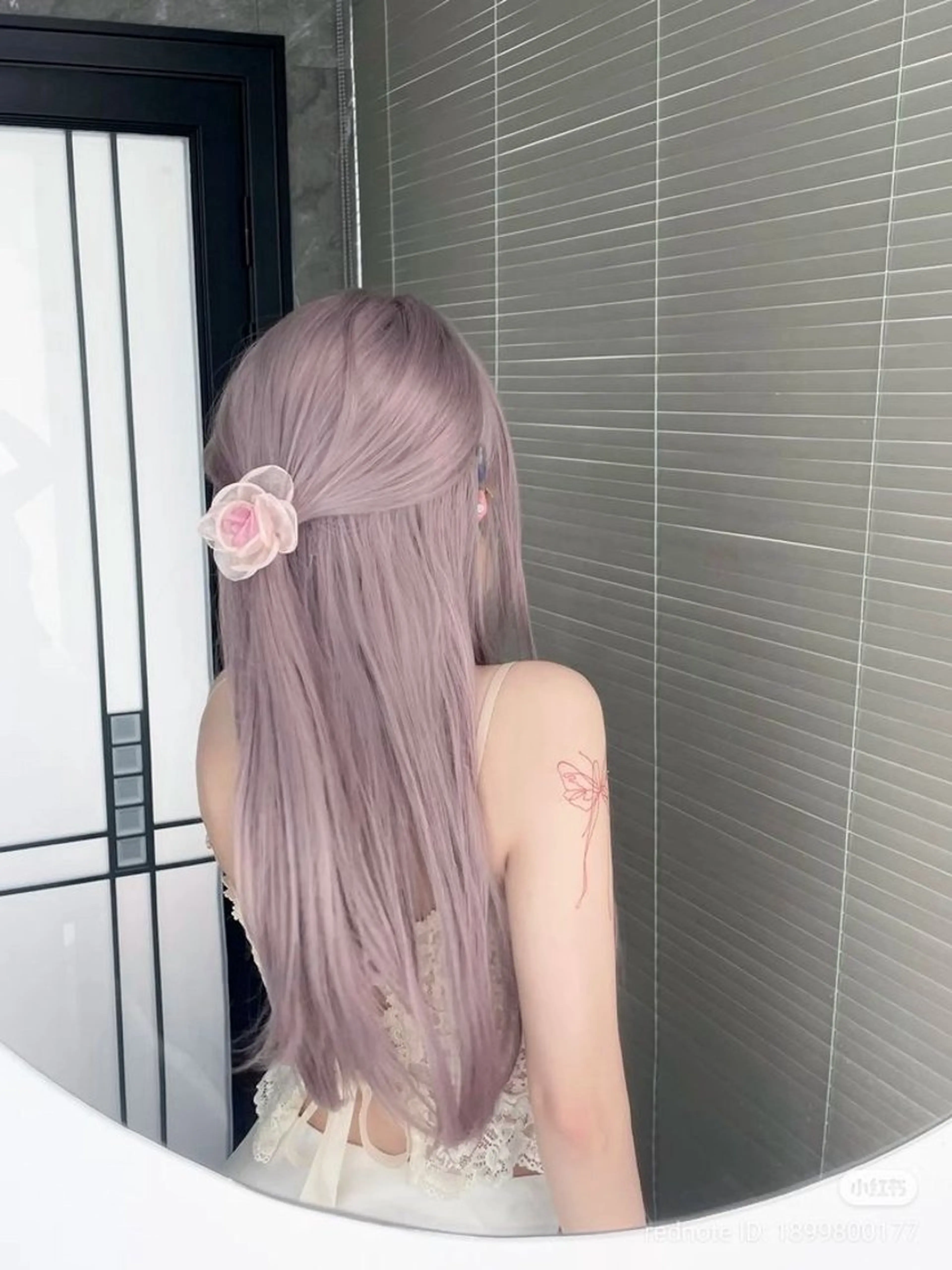 ロング カラー ヘアアレンジ カット ヘアカラー ヘッドスパ ヘアセット 🫧透明感ブリーチ 似合わせ🫧あい🫧のヘアスタイル