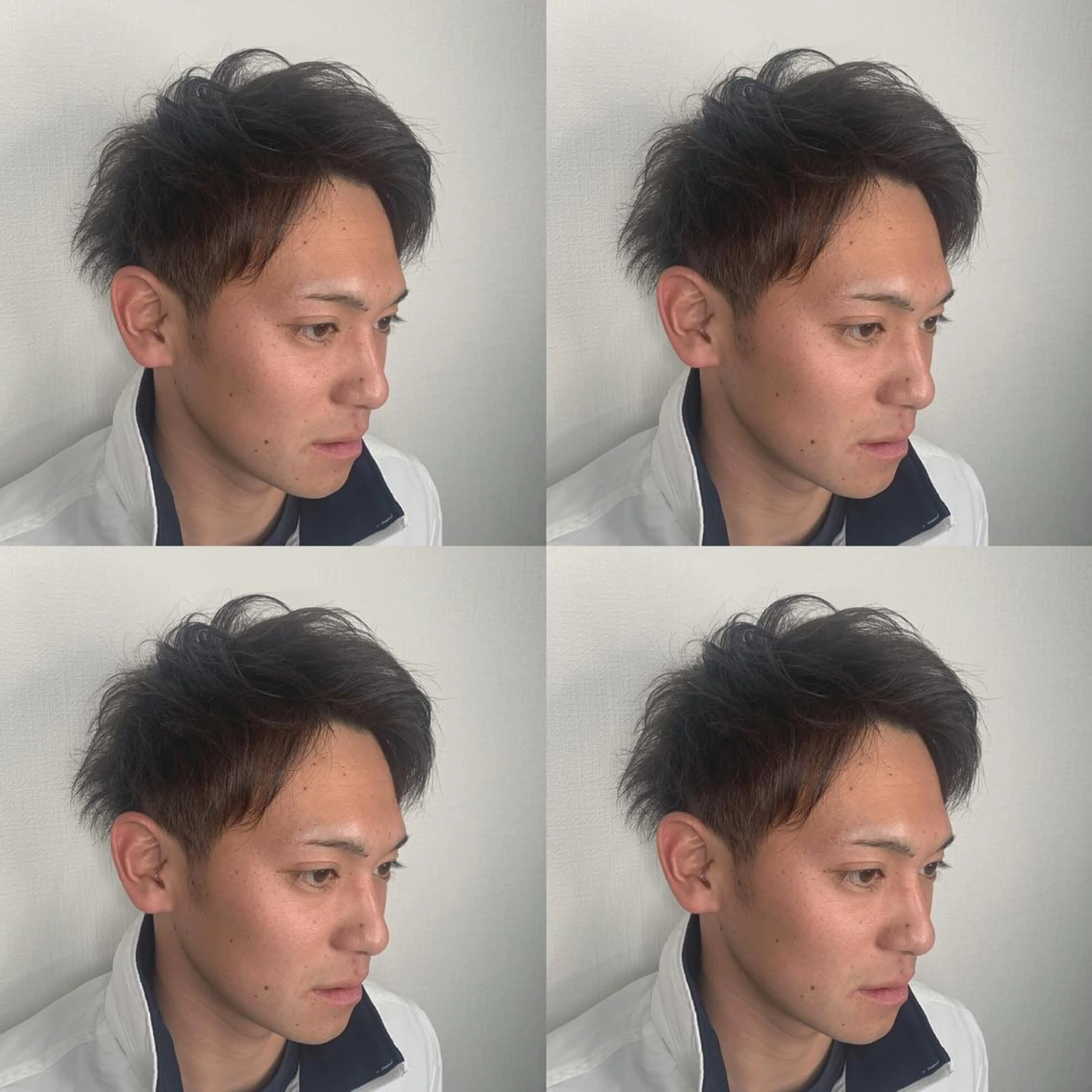 ショート アッシュ アッシュブラウン ヘアカラー actanoid etto所属・佐藤 香太のヘアスタイル