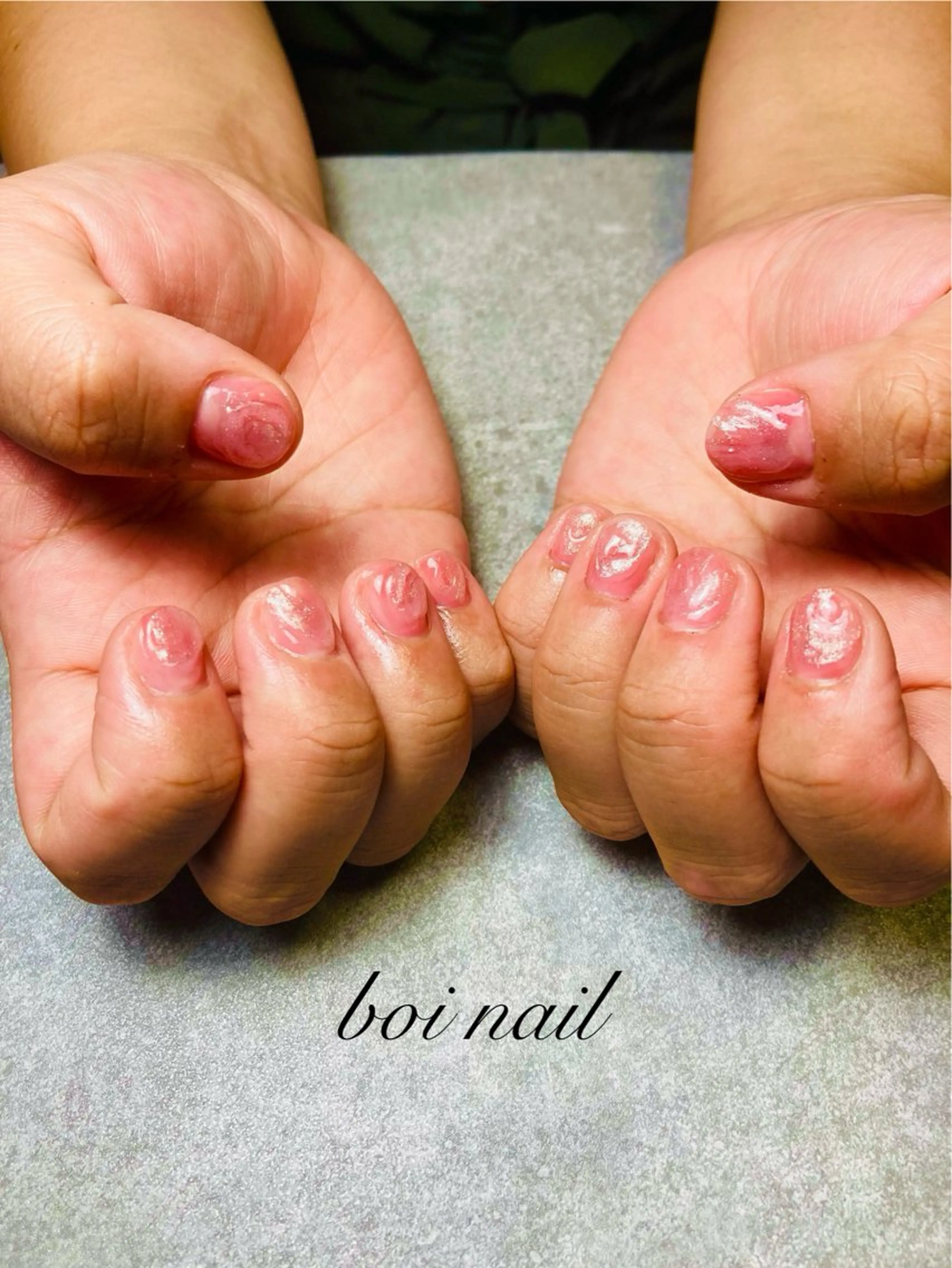 ネイル ニュアンスネイル bois nail ボワネイル北巽のネイルデザイン