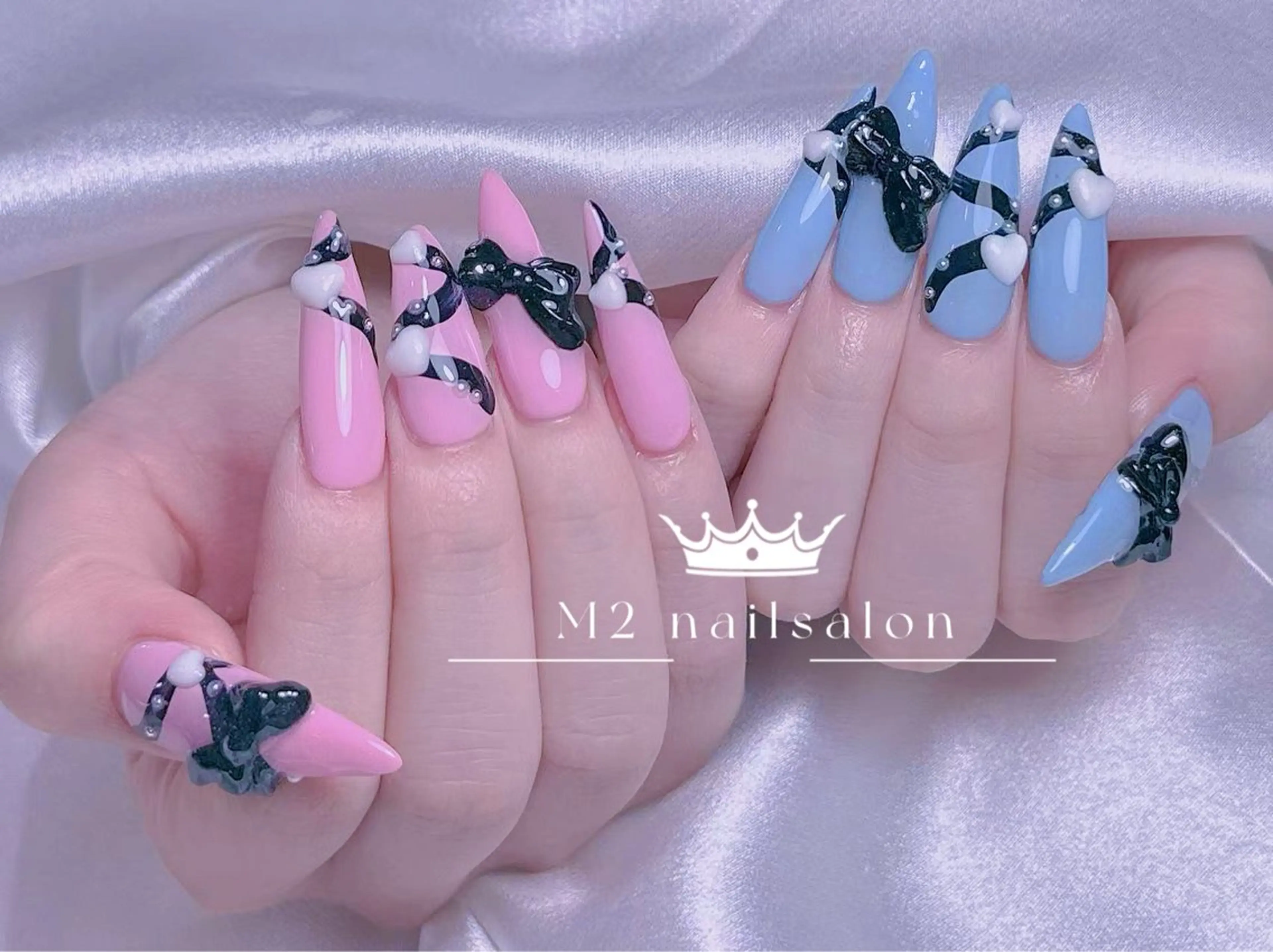 ネイル ハンドネイル 長さだし専門店 M2 rikaのネイルデザイン