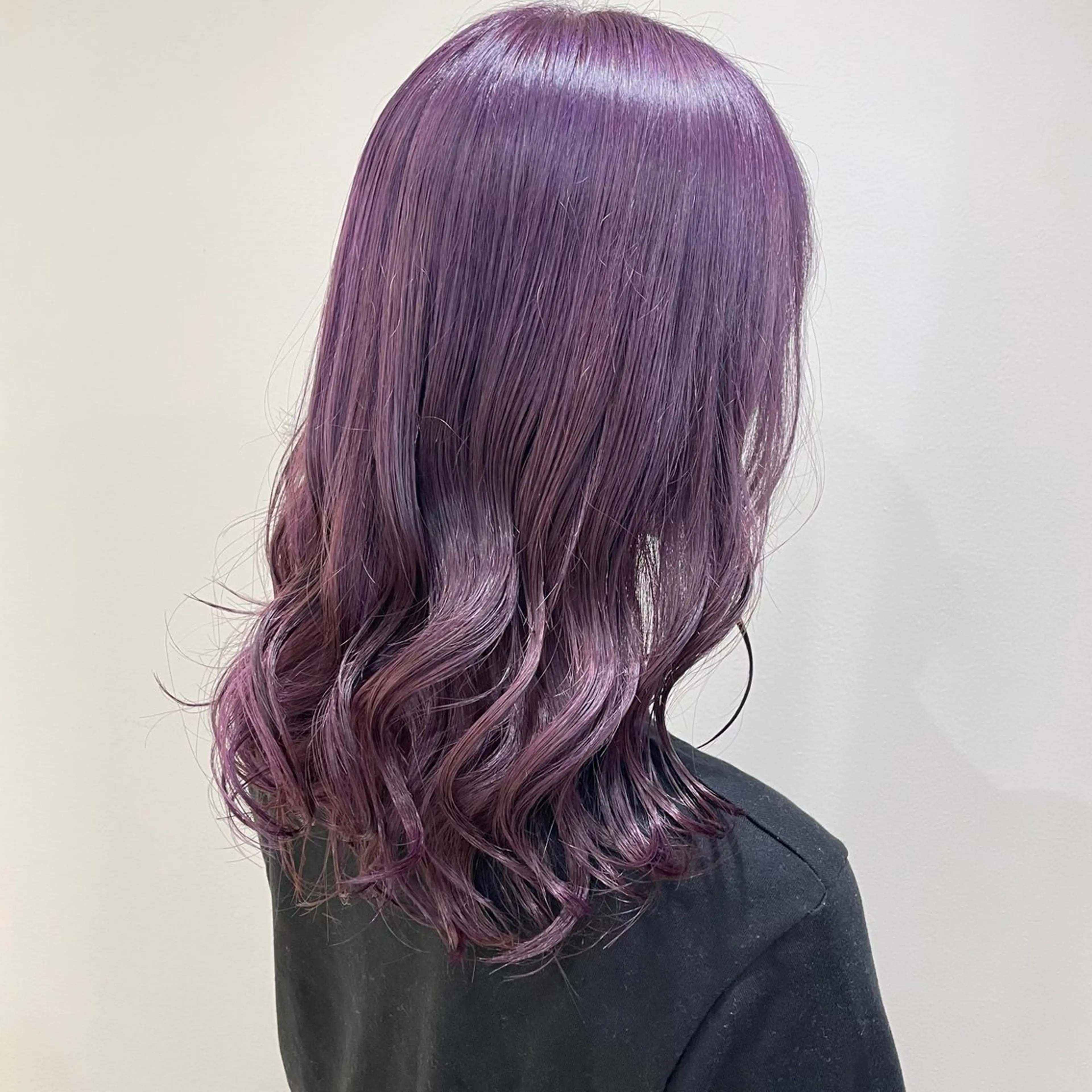 セミロング カラー 🦋💜金澤 愛奈💜🦋のヘアスタイル