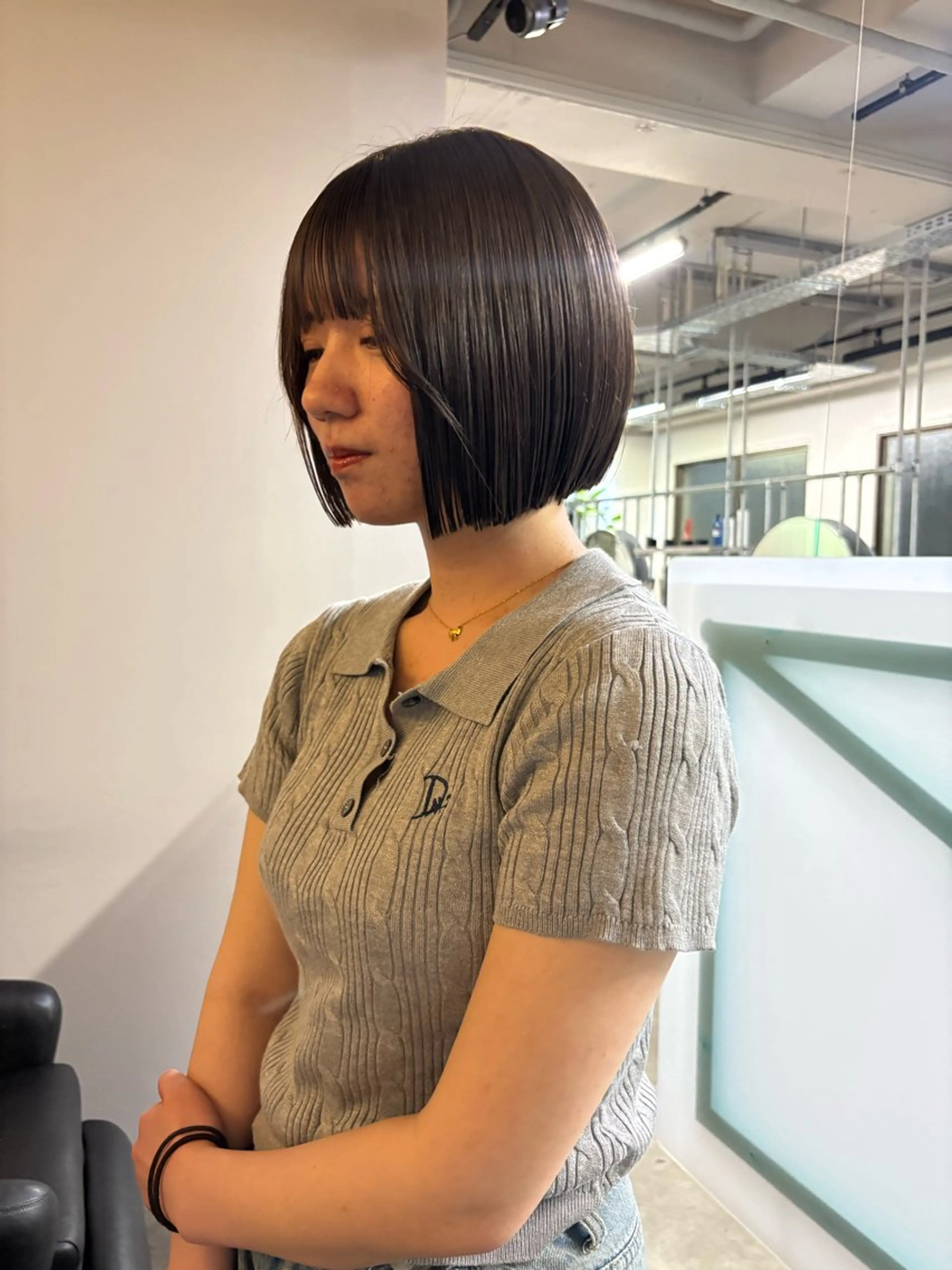 ショート ハイトーン レイヤー🎀meiのヘアスタイル