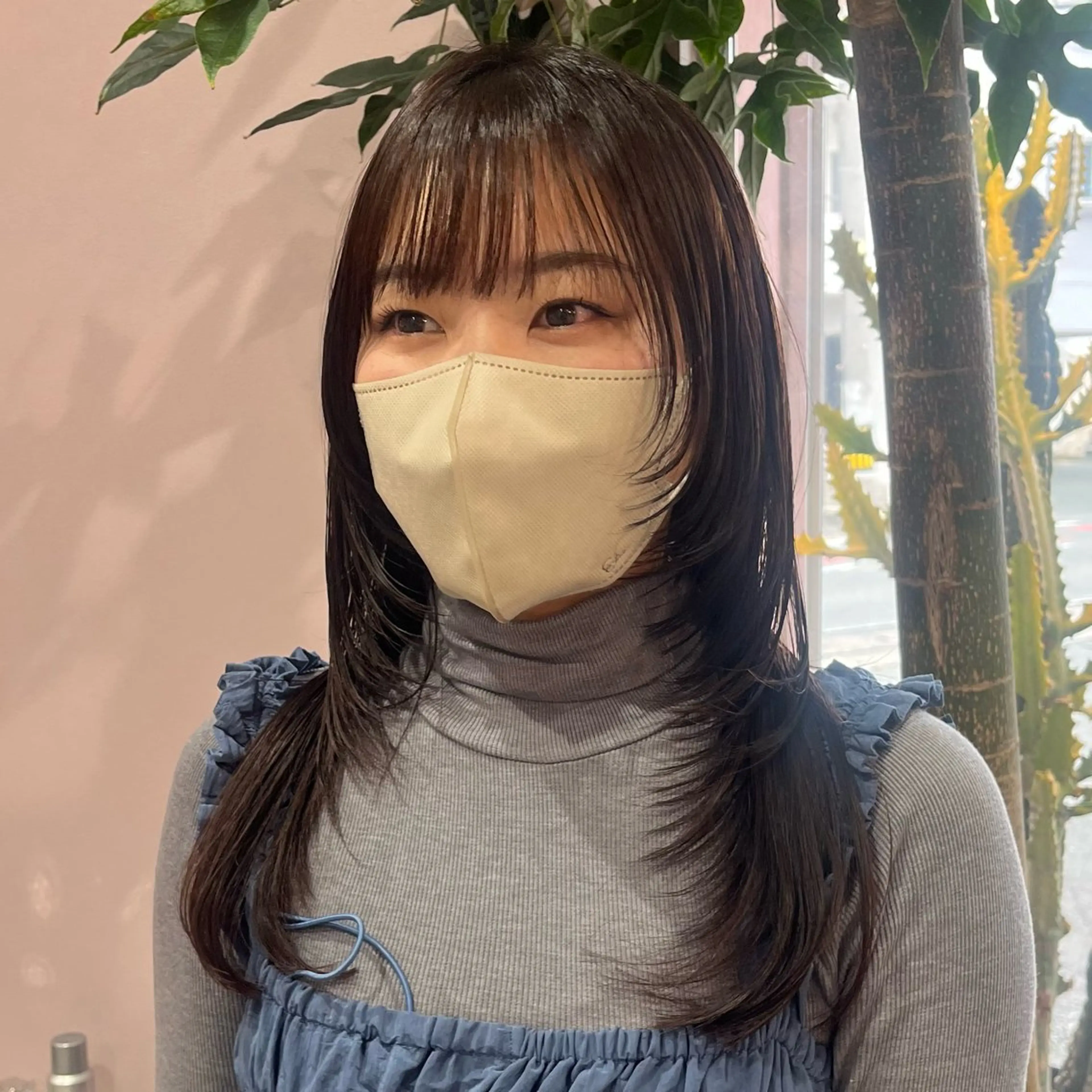 セミロング カラー カラー/韓国レイヤー /ブリーチ/hinaのヘアスタイル