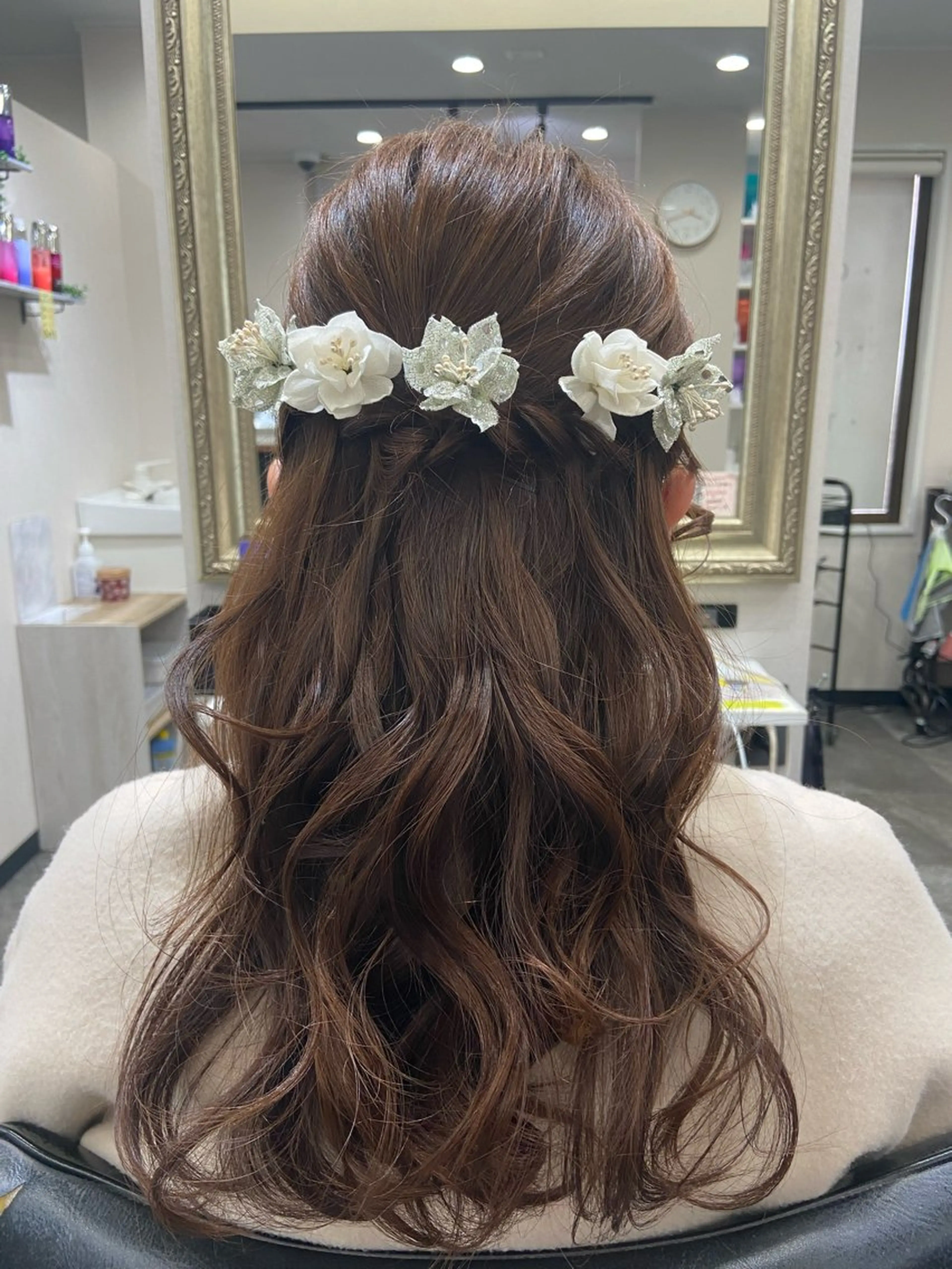 ロング ヘアアレンジ 籾木 美優のヘアスタイル