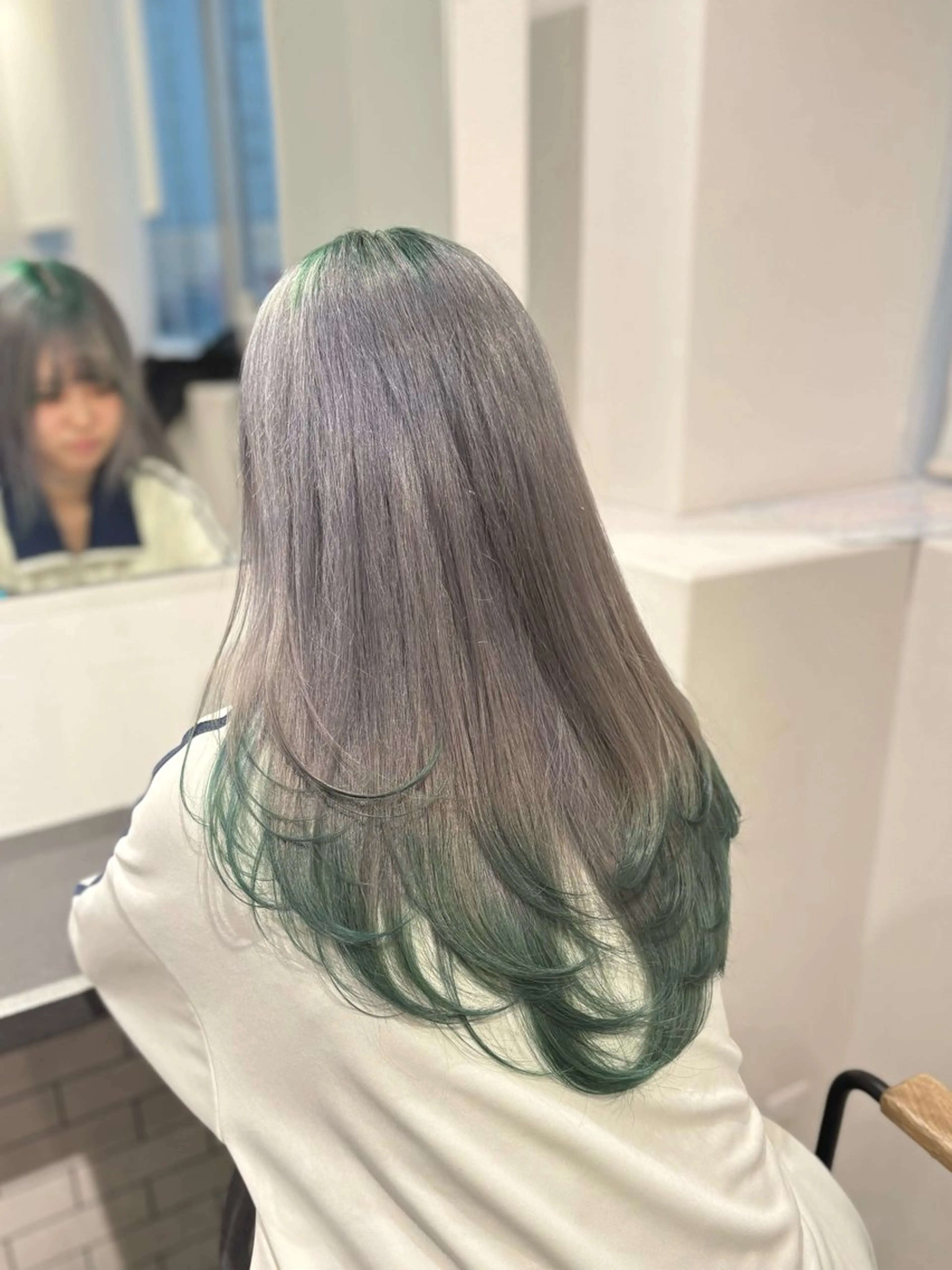 ロング カラー カット ヘアカラー トリートメント GaKu/ハイトーン /ブリーチ/ブロンドのヘアスタイル