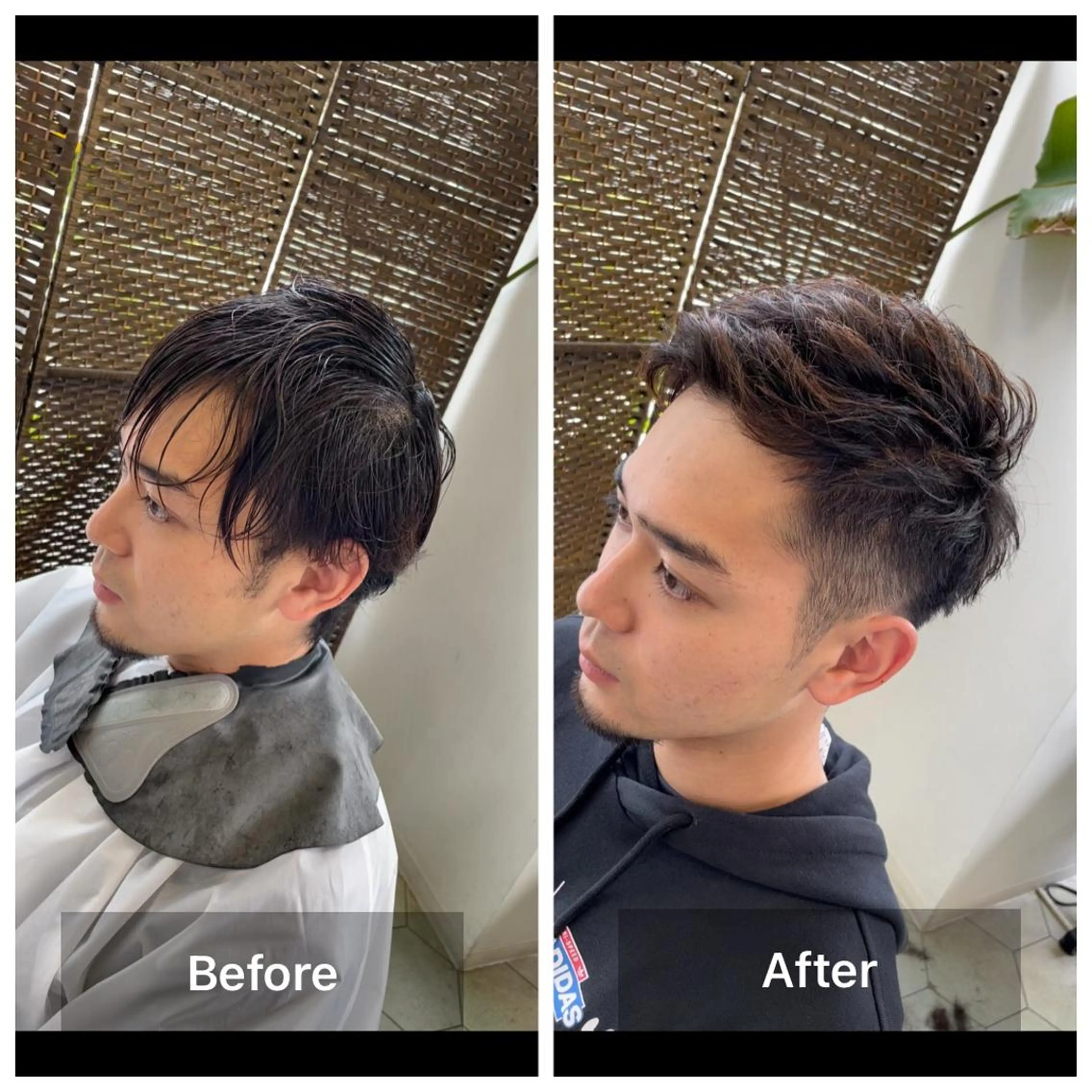 ショート メンズ 刈り上げ カット share salon　SCENA所属・堤太志 メンズパーマ特化のヘアスタイル